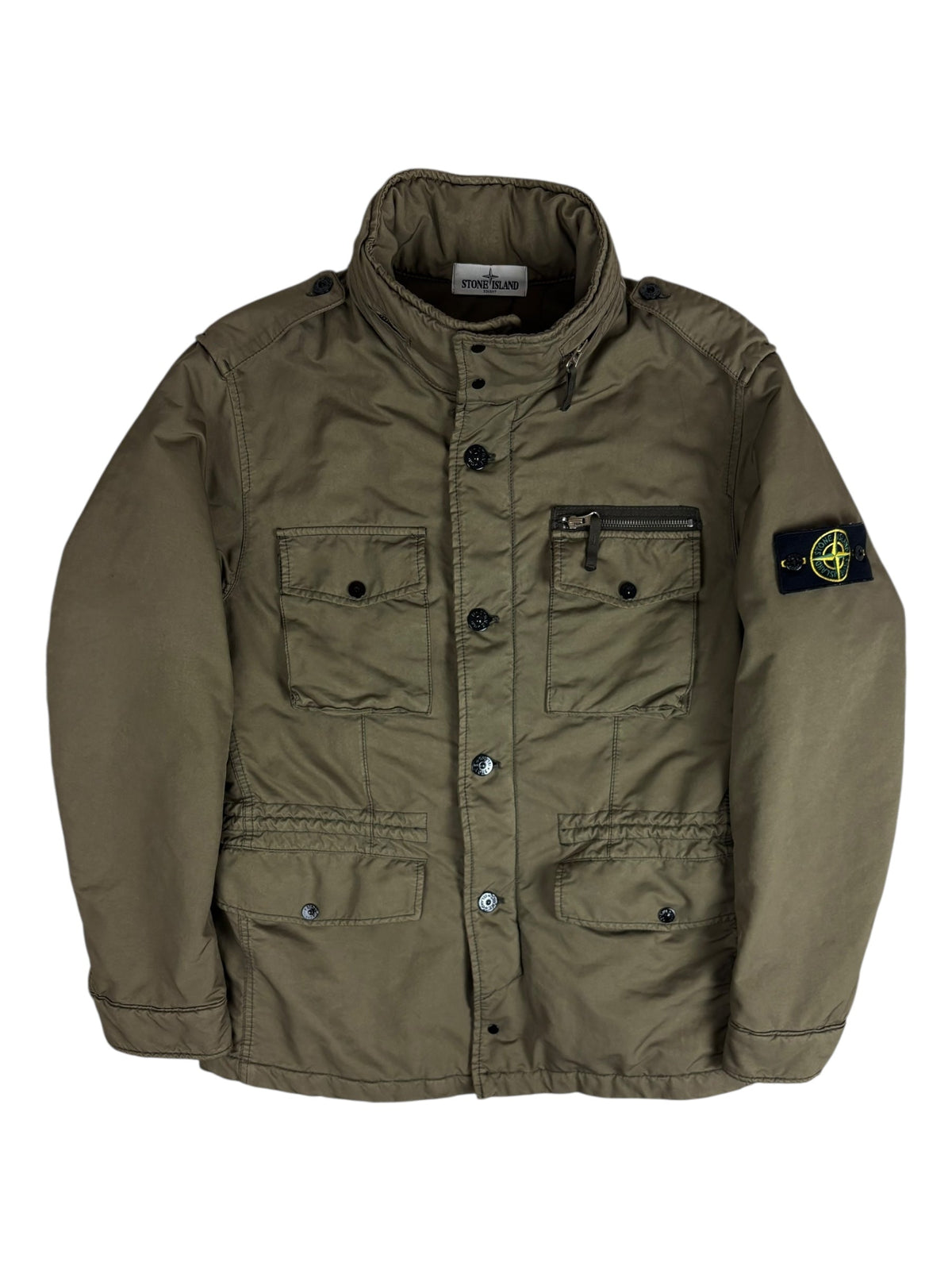 Veste Stone Island kaki taille L - Vue de face