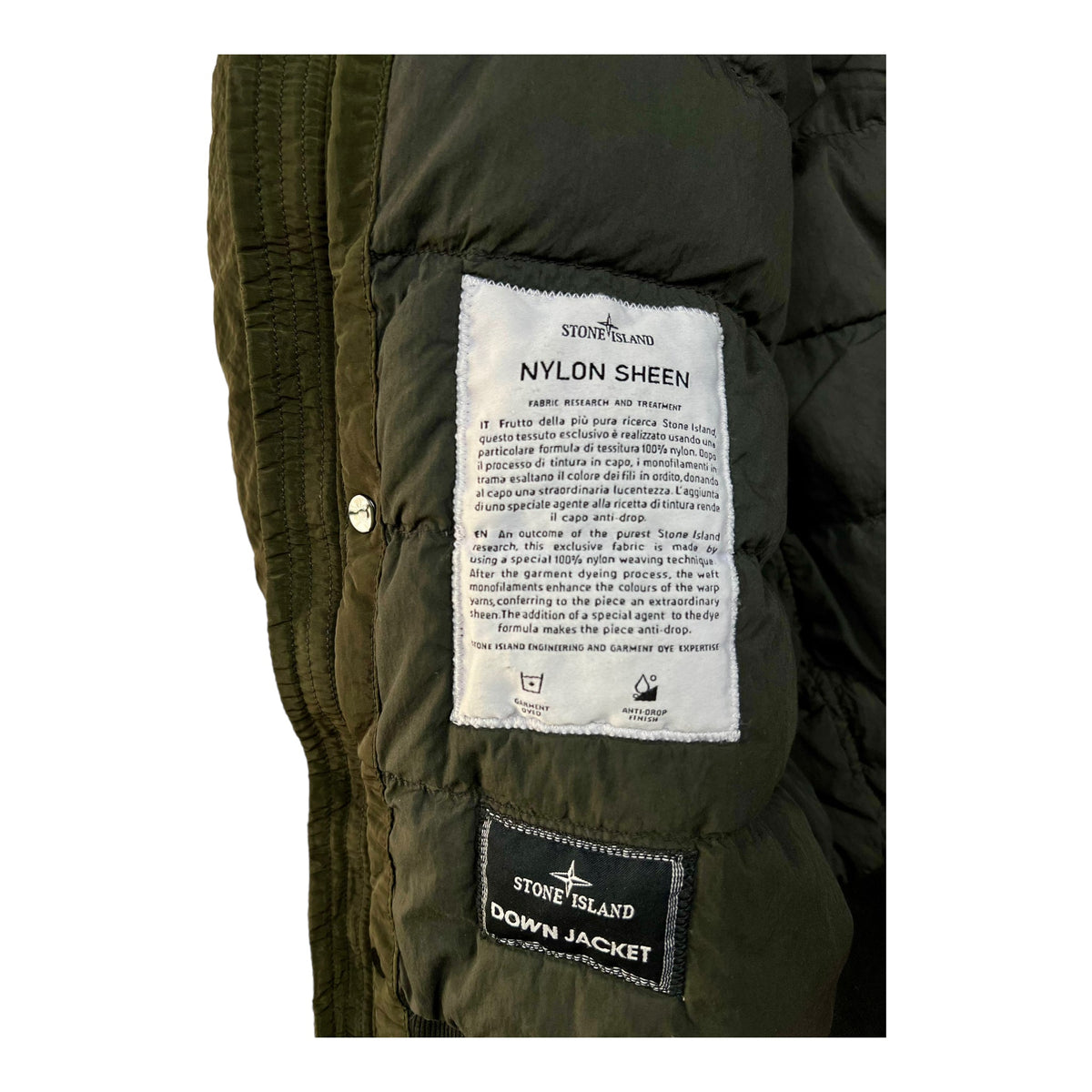 VESTE STONE ISLAND NYLON SHEEN - NB08