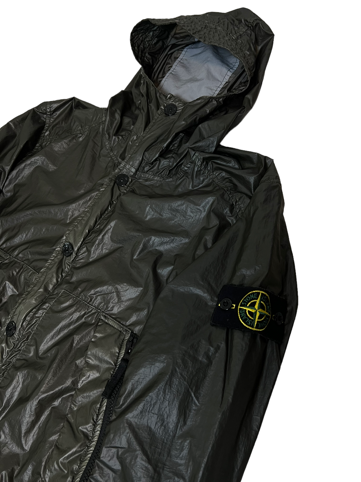 Veste Stone Island kaki taille M - Vue de dos