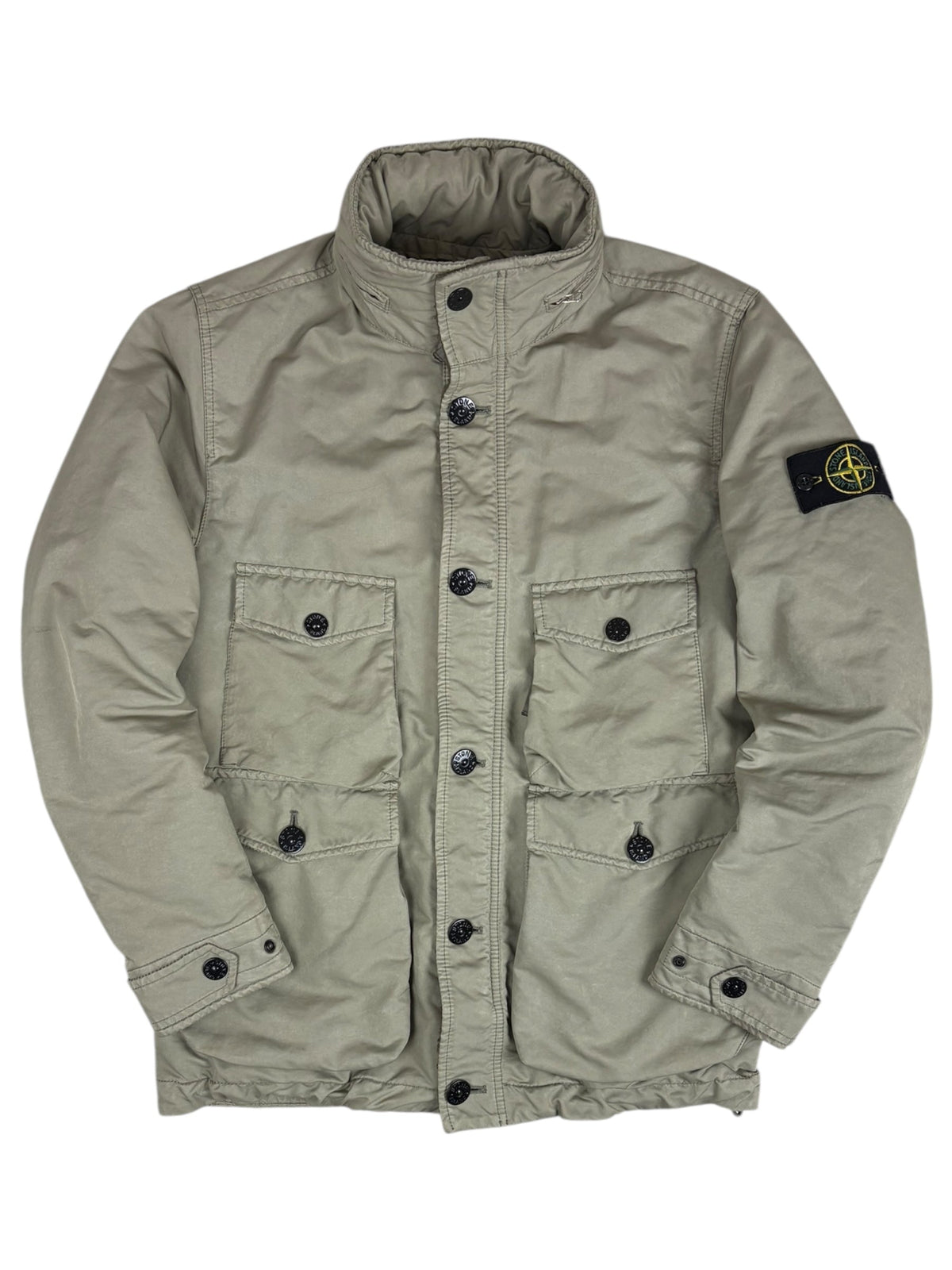 Veste Stone Island kaki taille M - Vue de face
