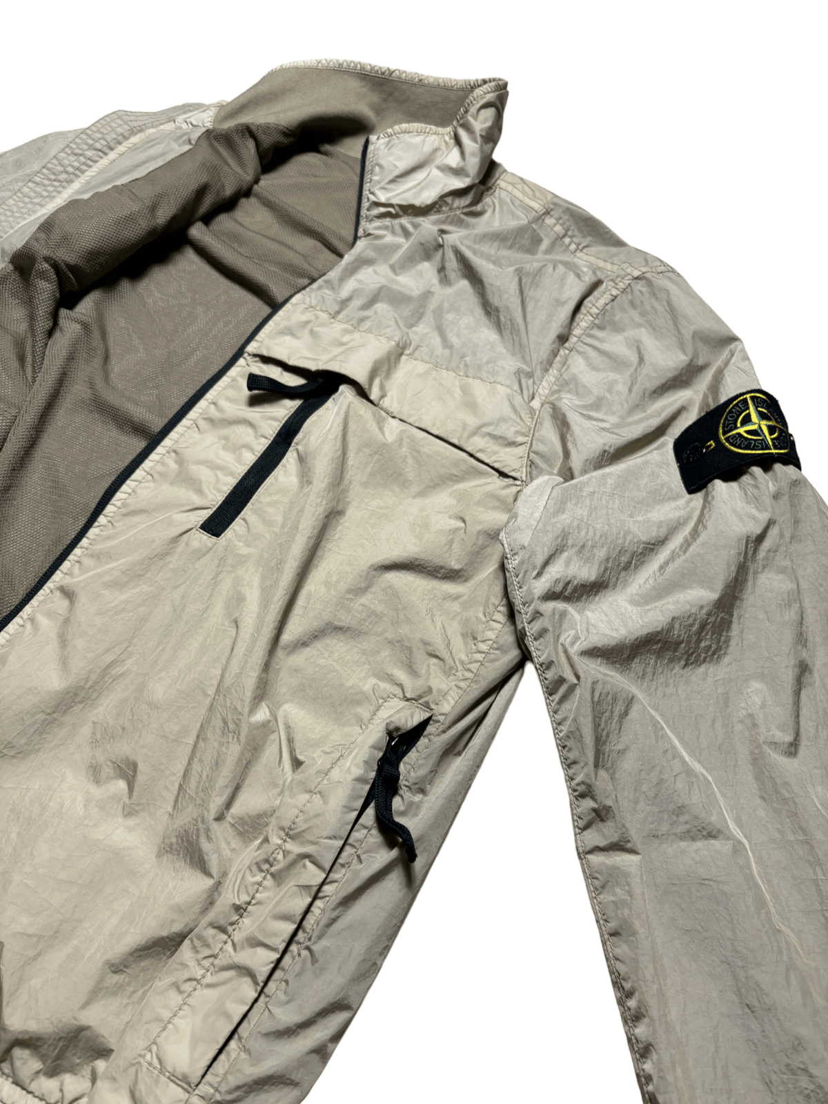 VESTE STONE ISLAND GARMENT DYED CRINKLE REPS R - NY - NB08 SHOP