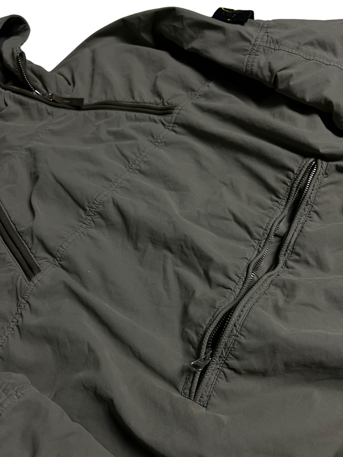 Veste Stone Island kaki taille S - Vue de dos