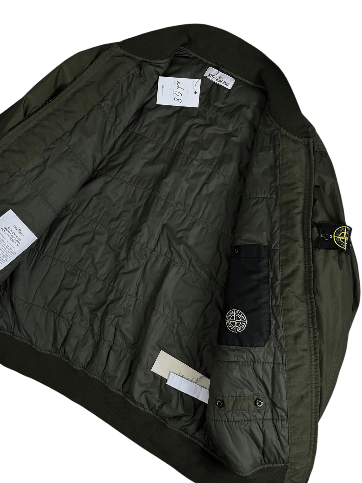 VESTE STONE ISLAND GARMENT DYED CRINKLE REPS R - NY WITH PRIMALOFT - TC - NB08 SHOP
