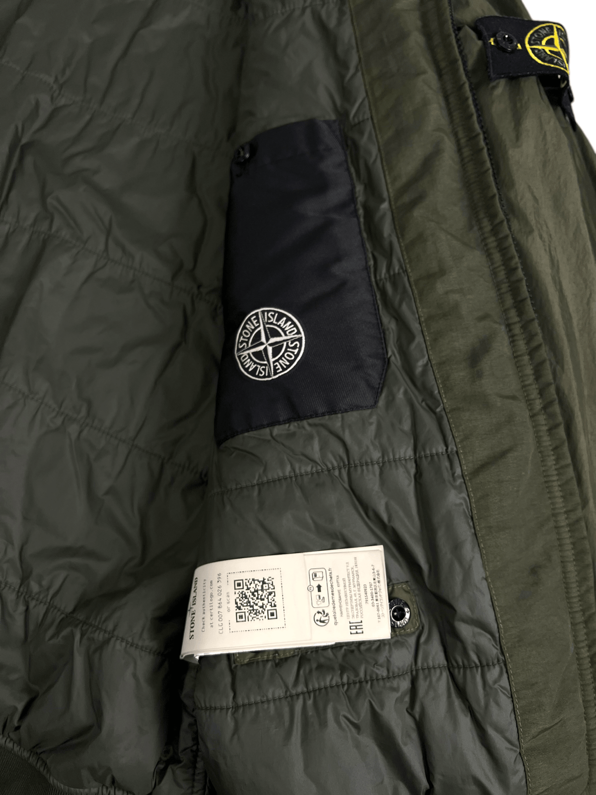 VESTE STONE ISLAND GARMENT DYED CRINKLE REPS R - NY WITH PRIMALOFT - TC - NB08 SHOP