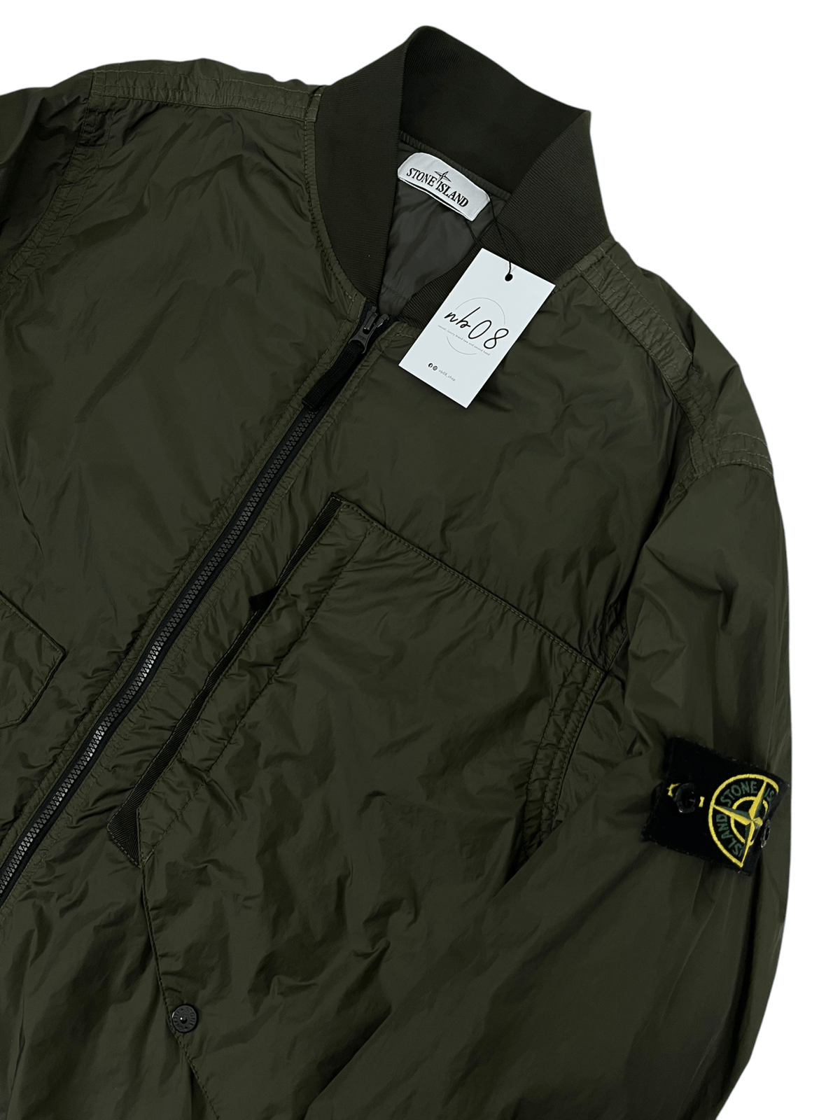VESTE STONE ISLAND GARMENT DYED CRINKLE REPS R - NY WITH PRIMALOFT - TC - NB08 SHOP