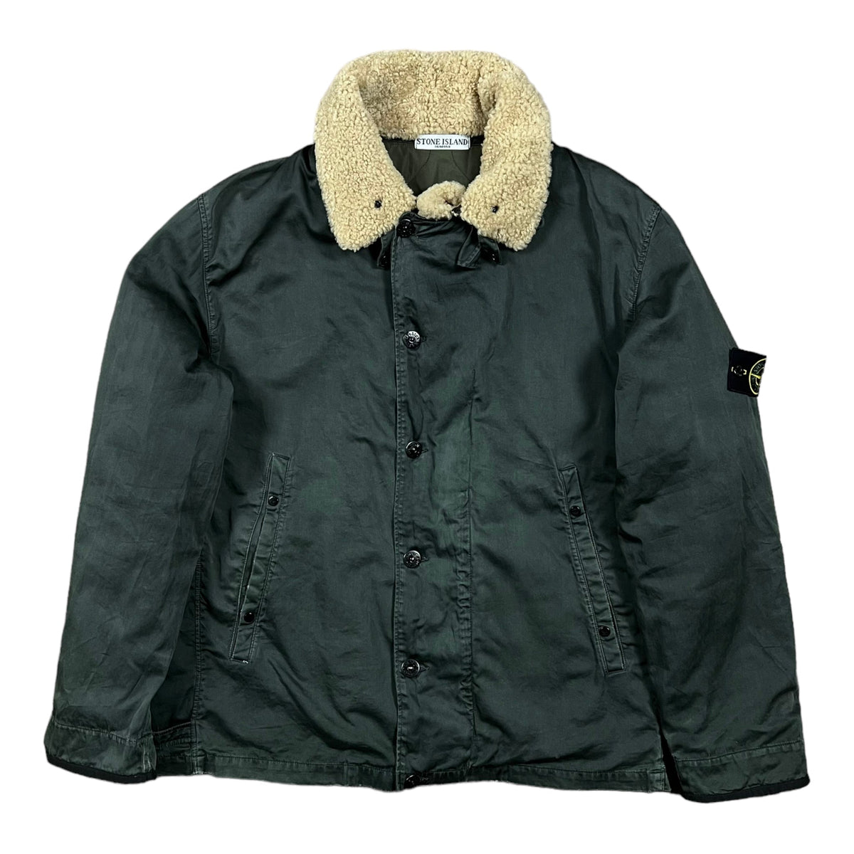 VESTE À COL EN FOURURE STONE ISLAND - NB08