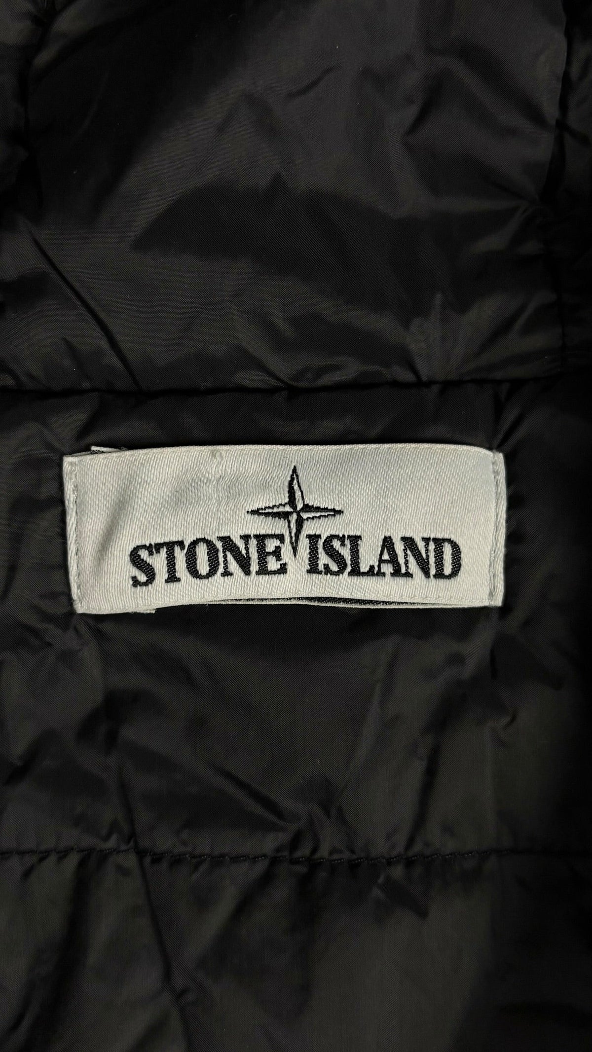 Veste Stone Island marine taille L - Logo et étiquette