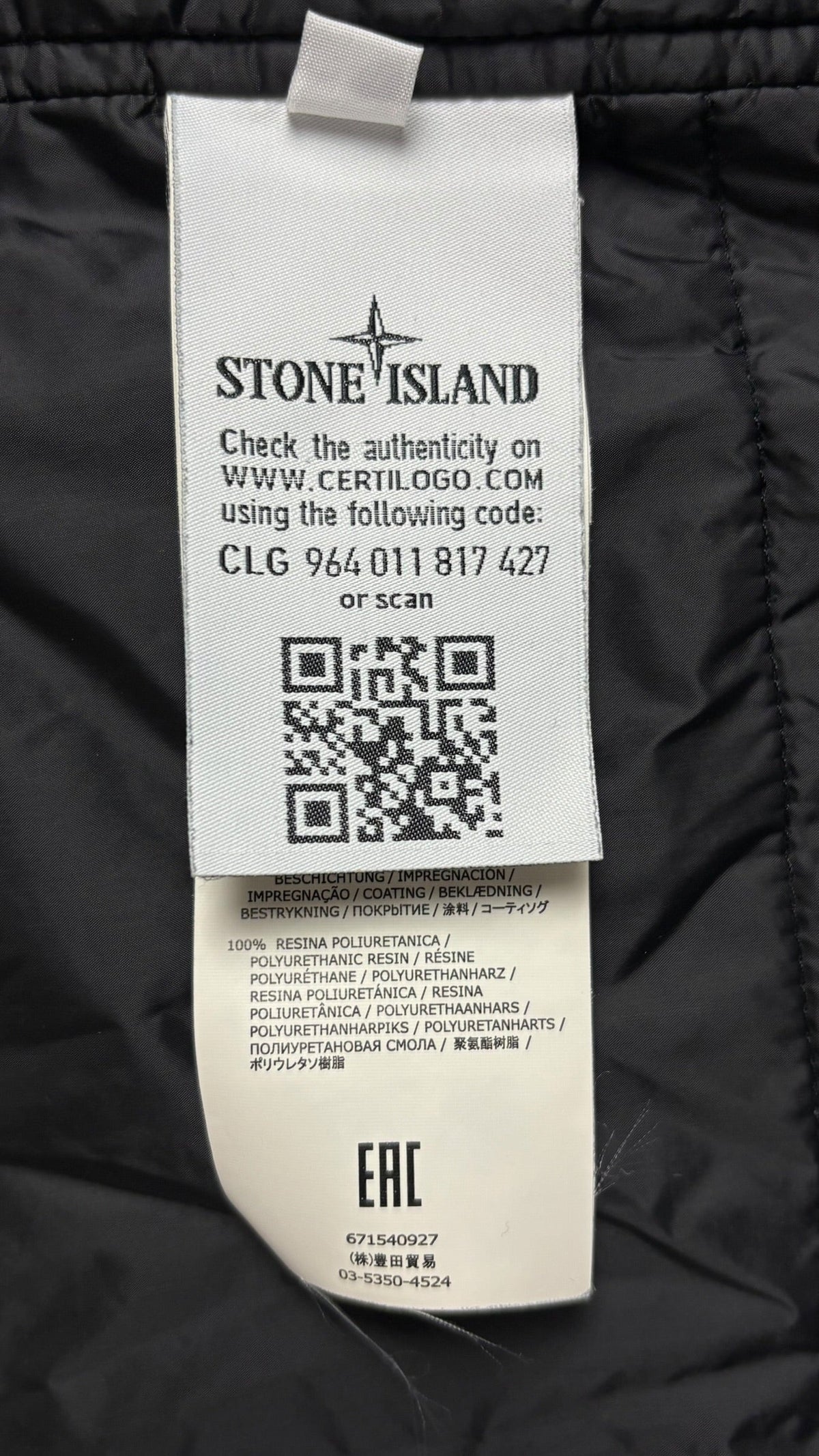 Veste Stone Island marine taille L - Vue 6