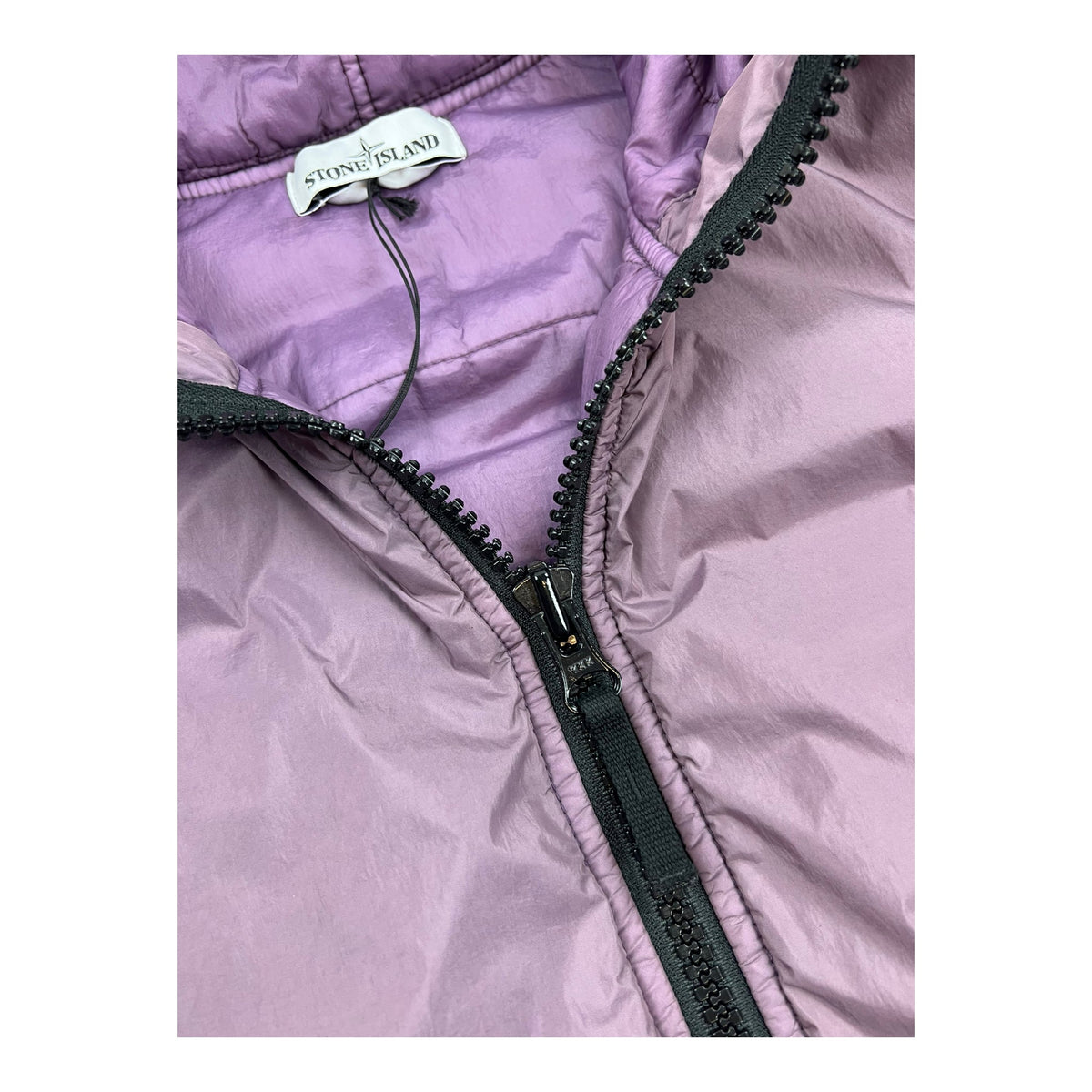 VESTE STONE ISLAND GARMENT DYED CRINKLE REPS NY WHITH PRIMALOFT - NB08