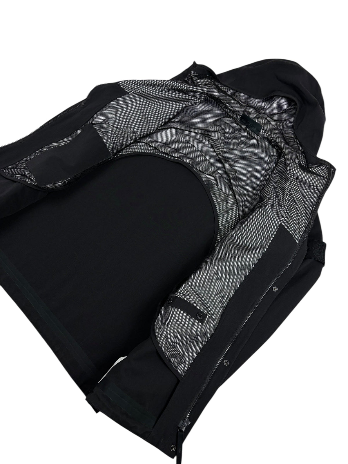 Veste Stone Island noir taille L - Détail