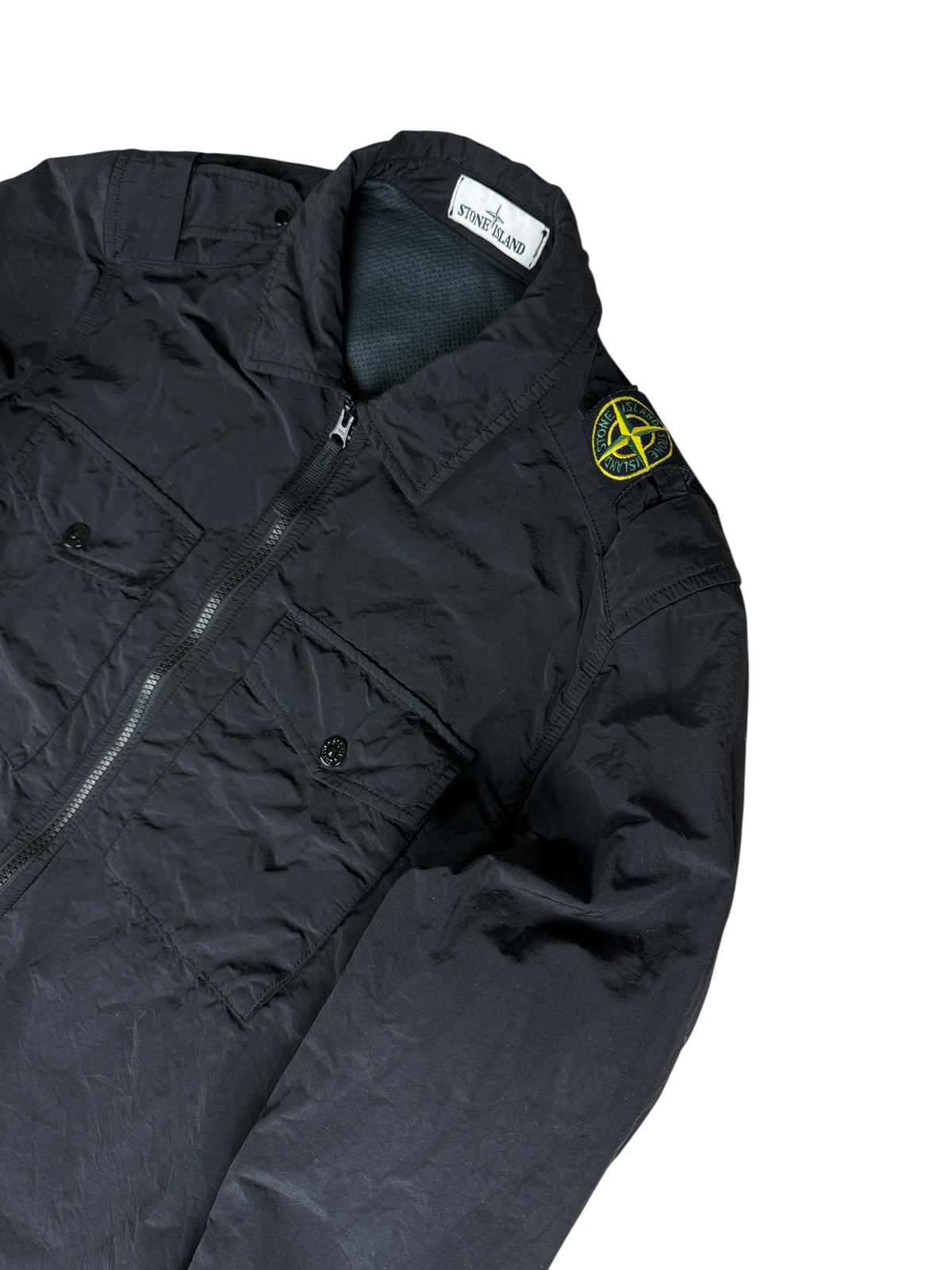 Veste Stone Island noir taille M - Détail