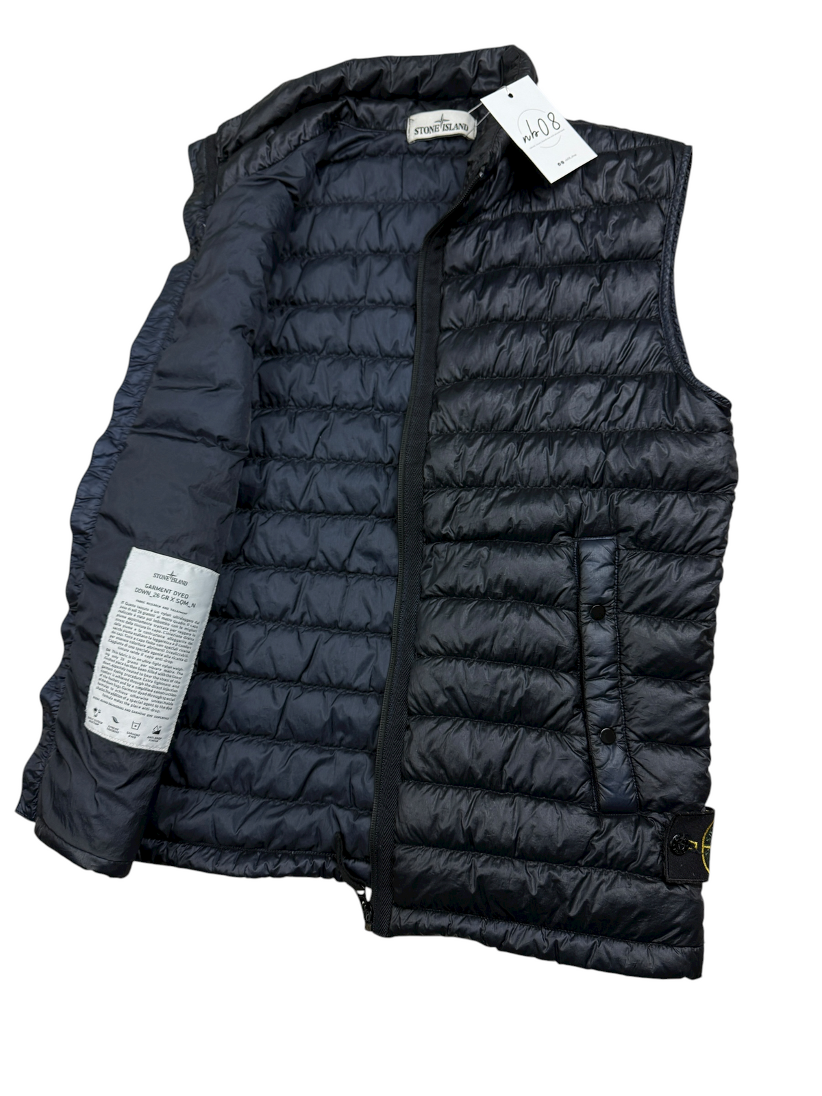 Veste Stone Island noir taille S - Détail