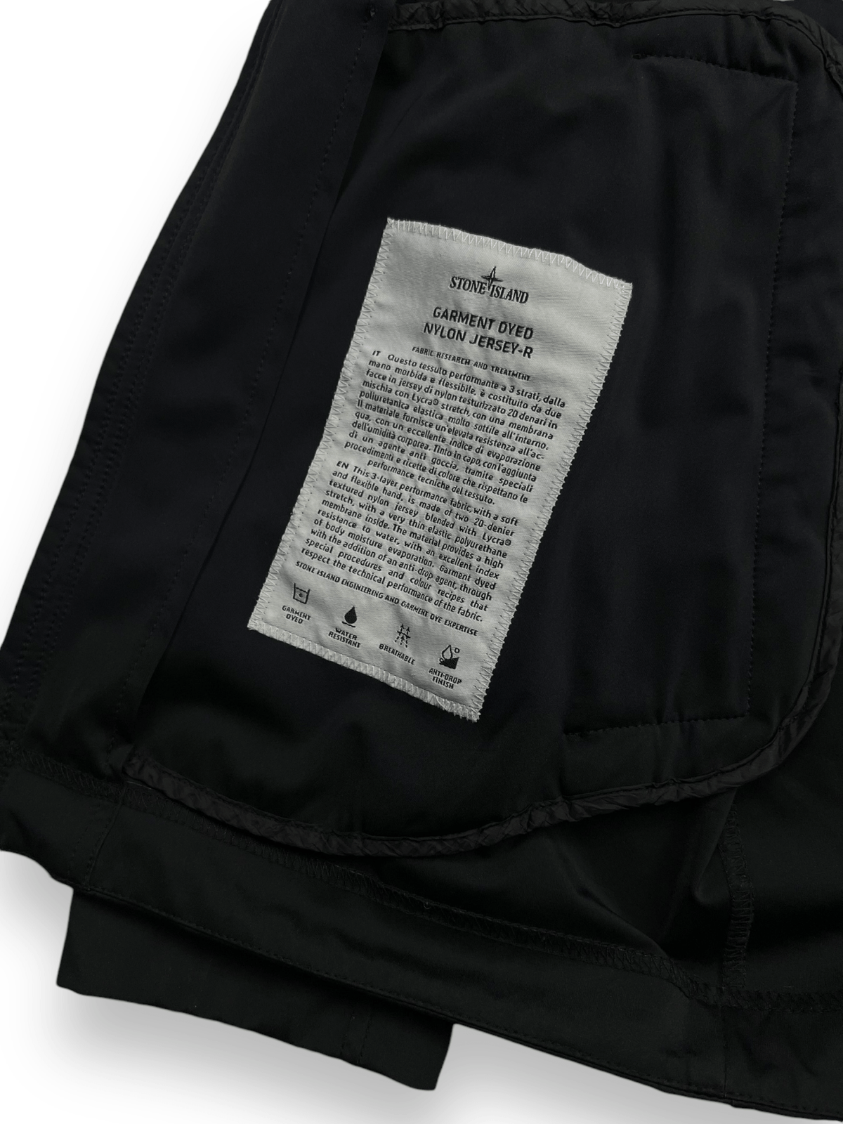 VESTE STONE ISLAND GARMENT DYED JERSEY - R - NB08 SHOP
