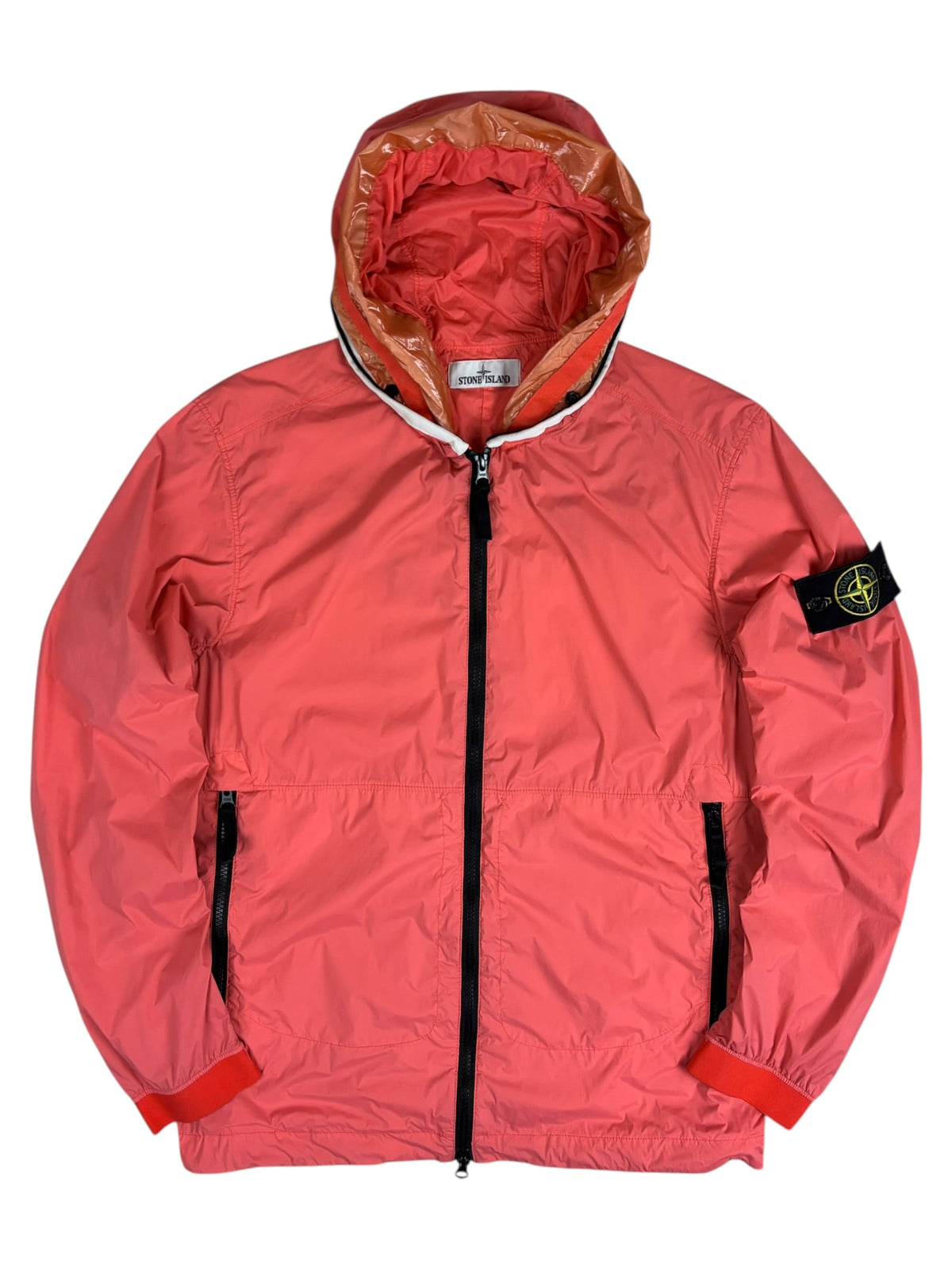 Veste Stone Island orange taille S - Vue de face
