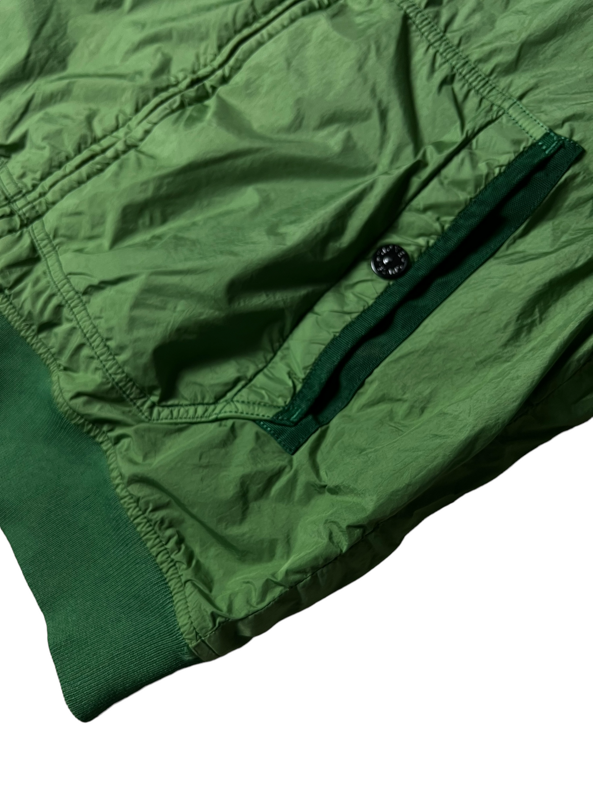 Veste Stone Island vert taille 14 ans - Vue côté