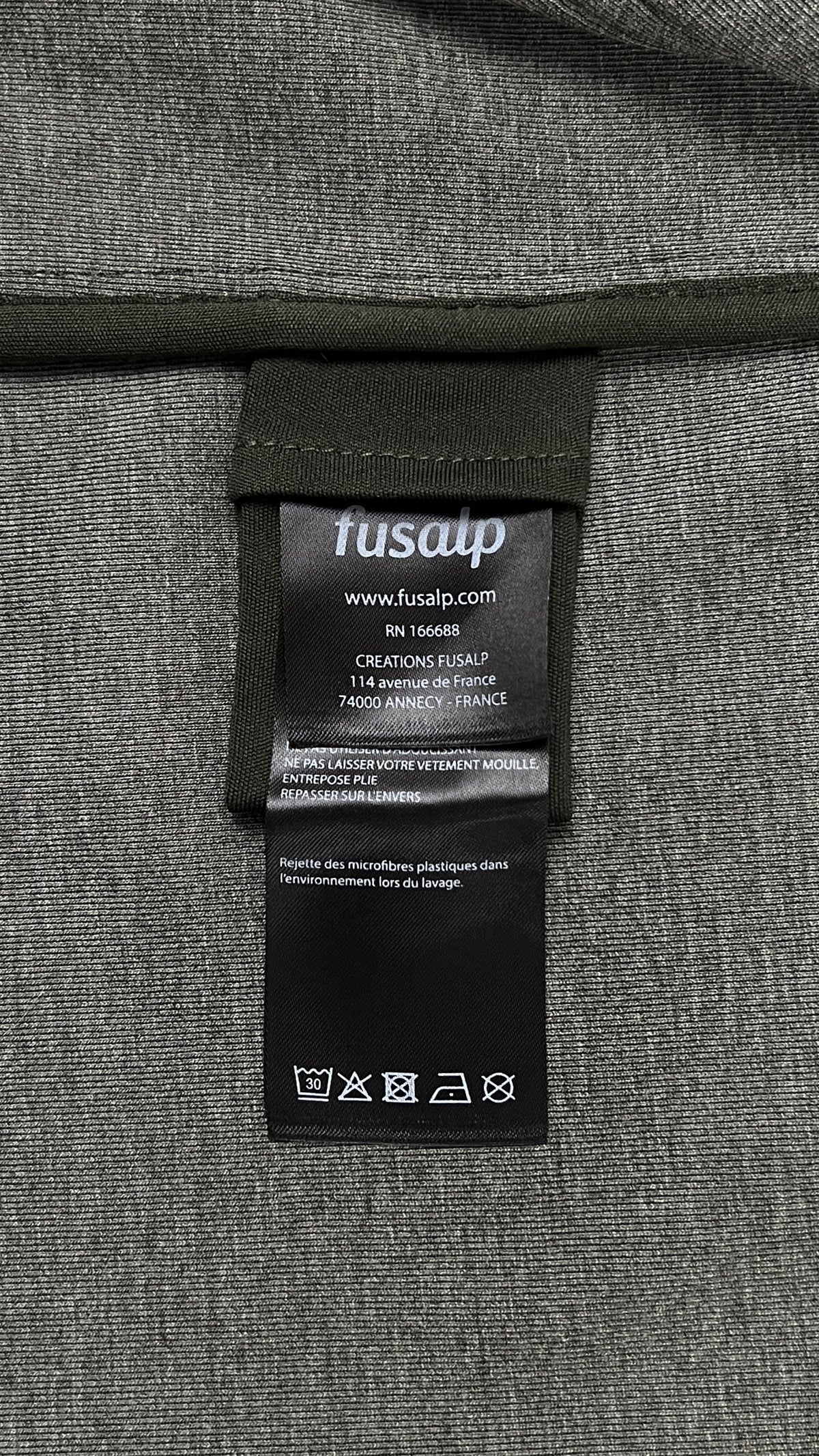 Surchemise Fusalp à Poches Plaquées kaki, taille L – photo complémentaire 3 – NB08 Shop