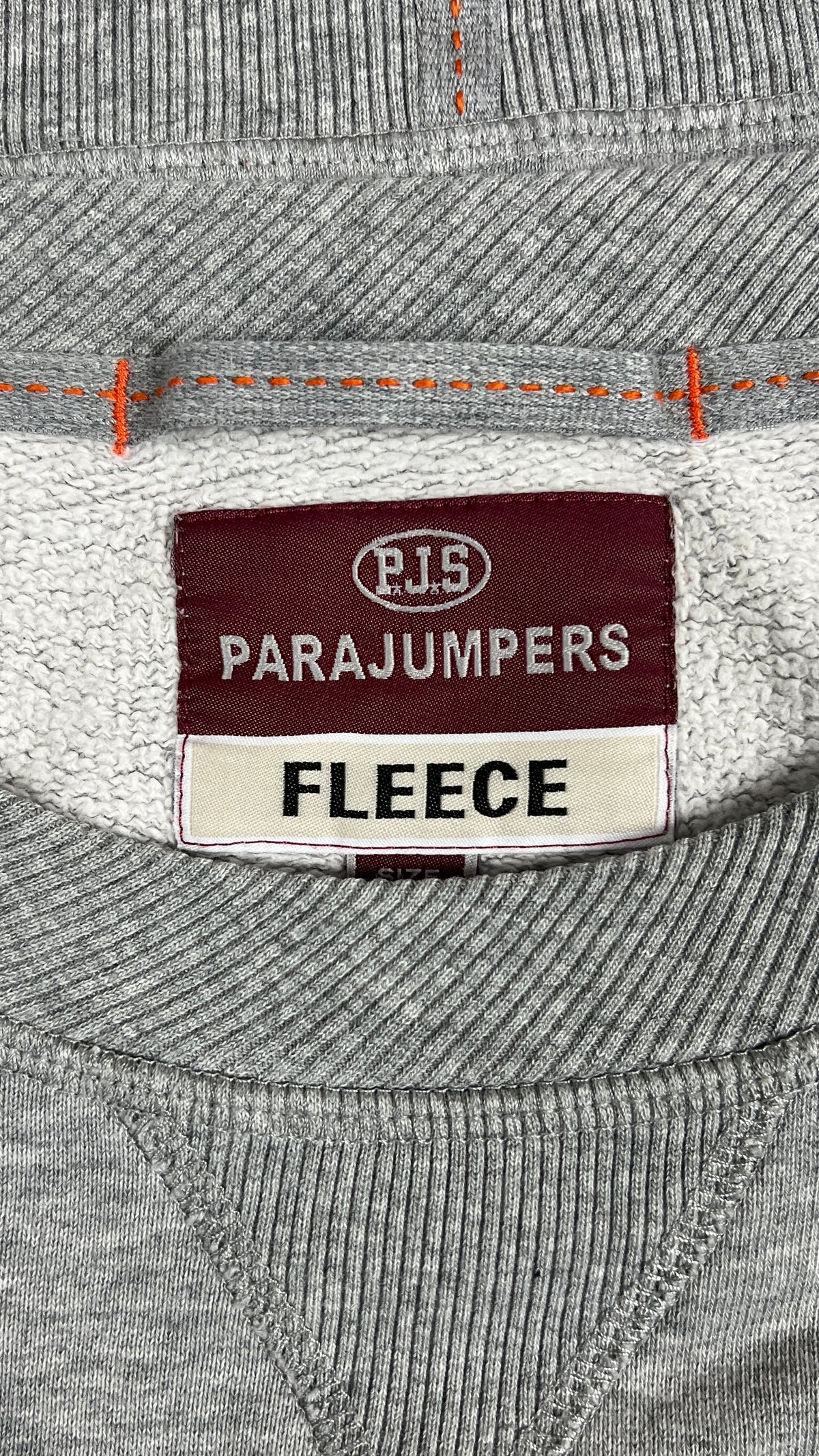 Sweat-shirt Crewneck Parajumpers Fleece Logo gris, taille L – photo complémentaire 1 – NB08 Shop