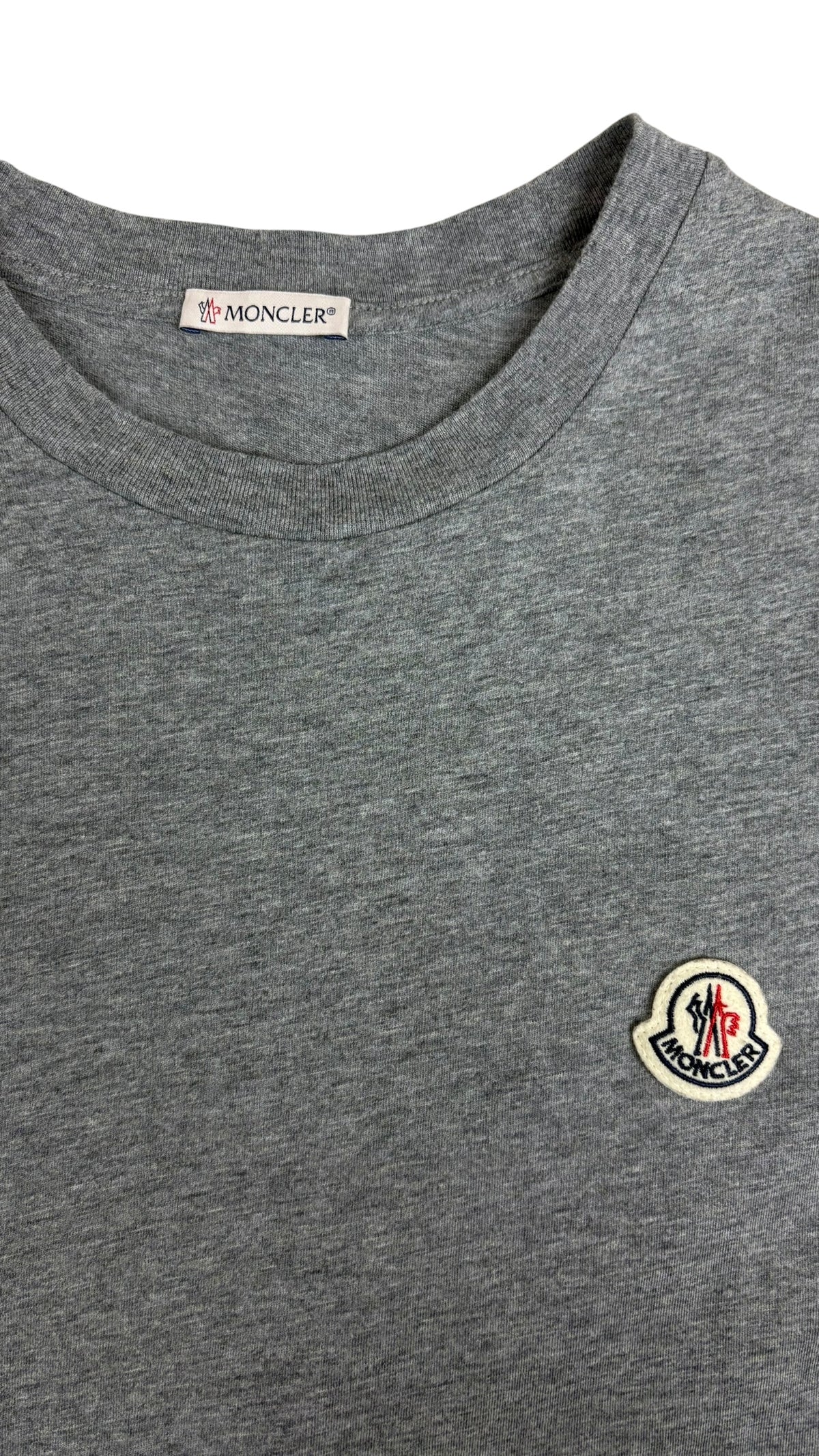 Tee-shirt Moncler gris taille M - vue 2/3