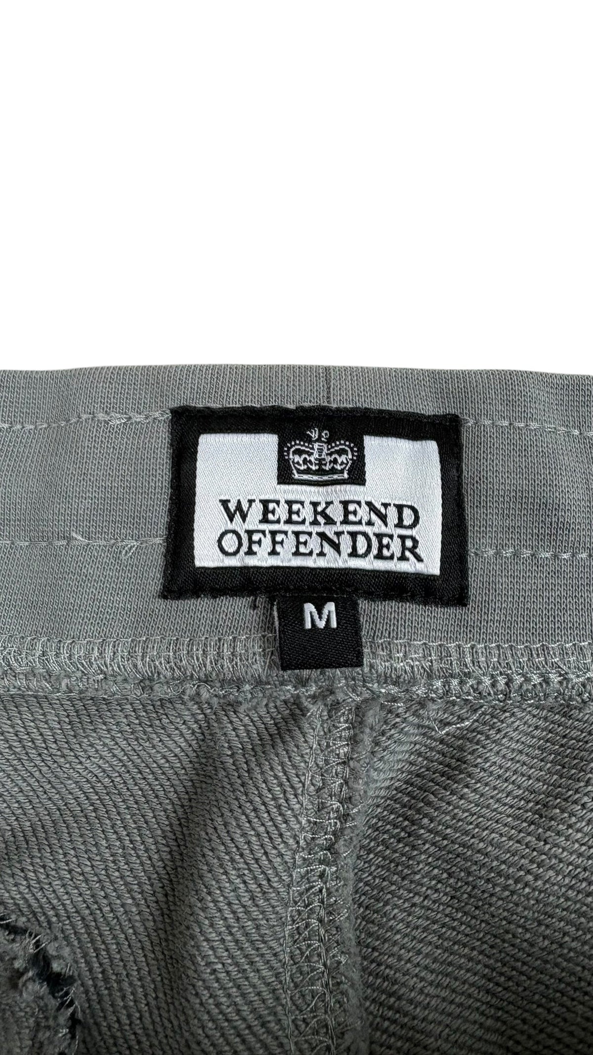 Short Weekend Offender gris taille M - Logo et étiquette