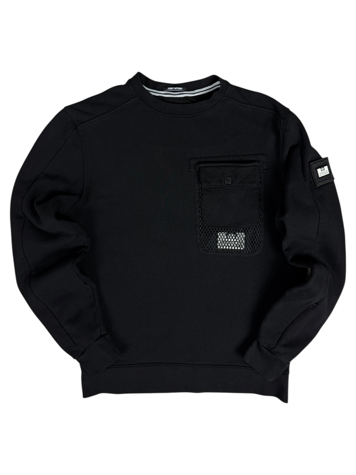 Sweat Weekend Offender noir taille S - Vue de face