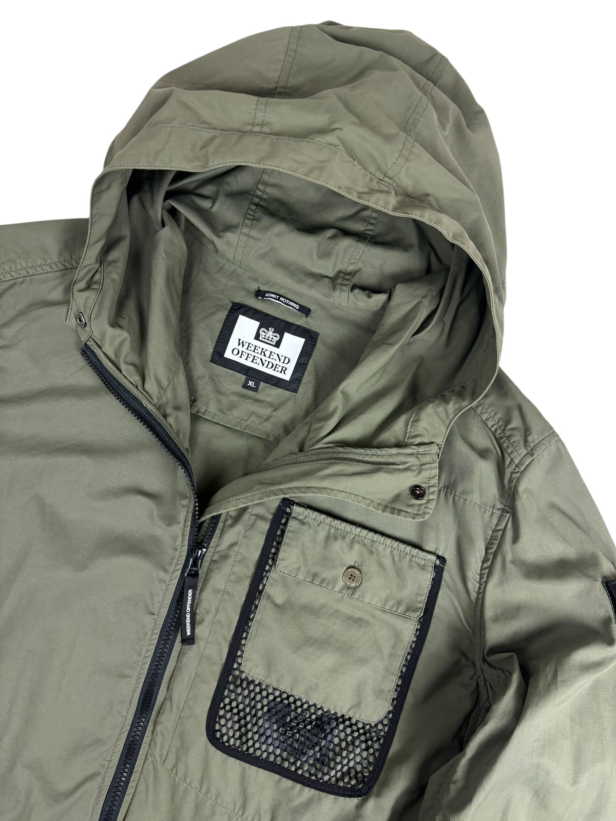 Veste Weekend Offender kaki taille XL - Logo et étiquette