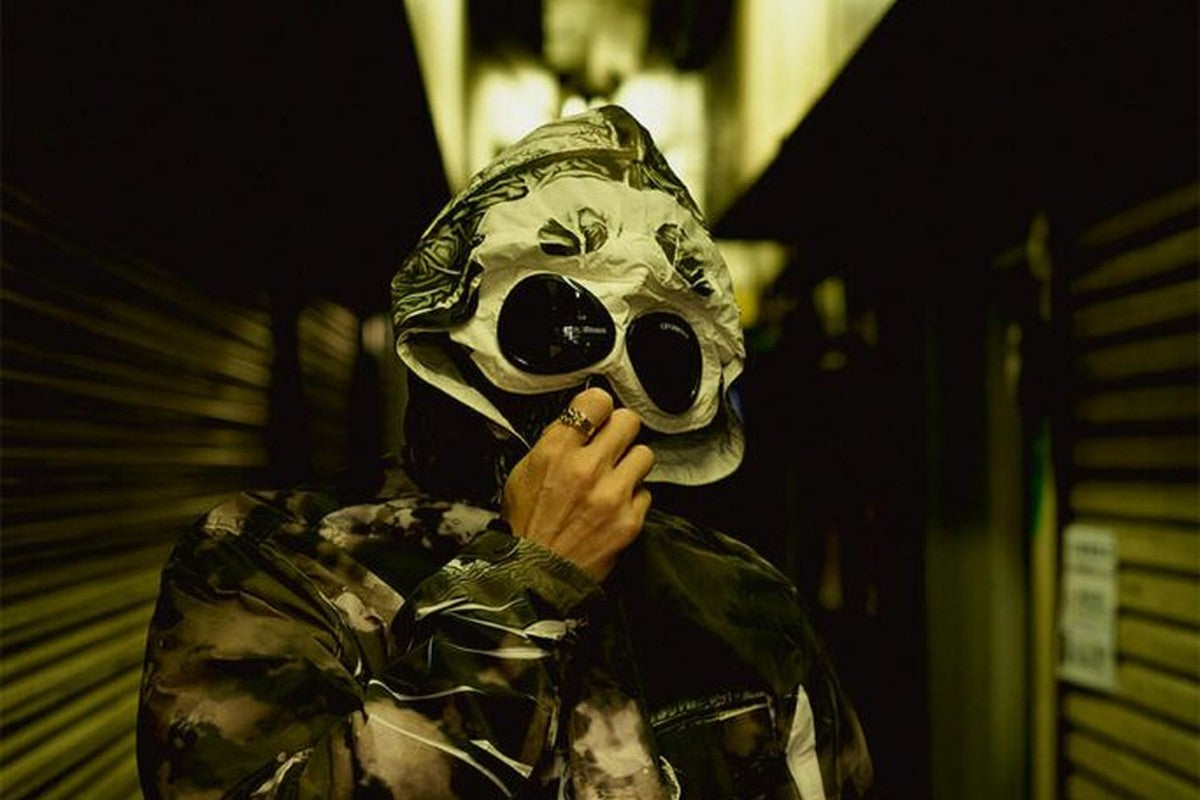 Veste Goggle Jacket C.P. Company, capuche à lentilles