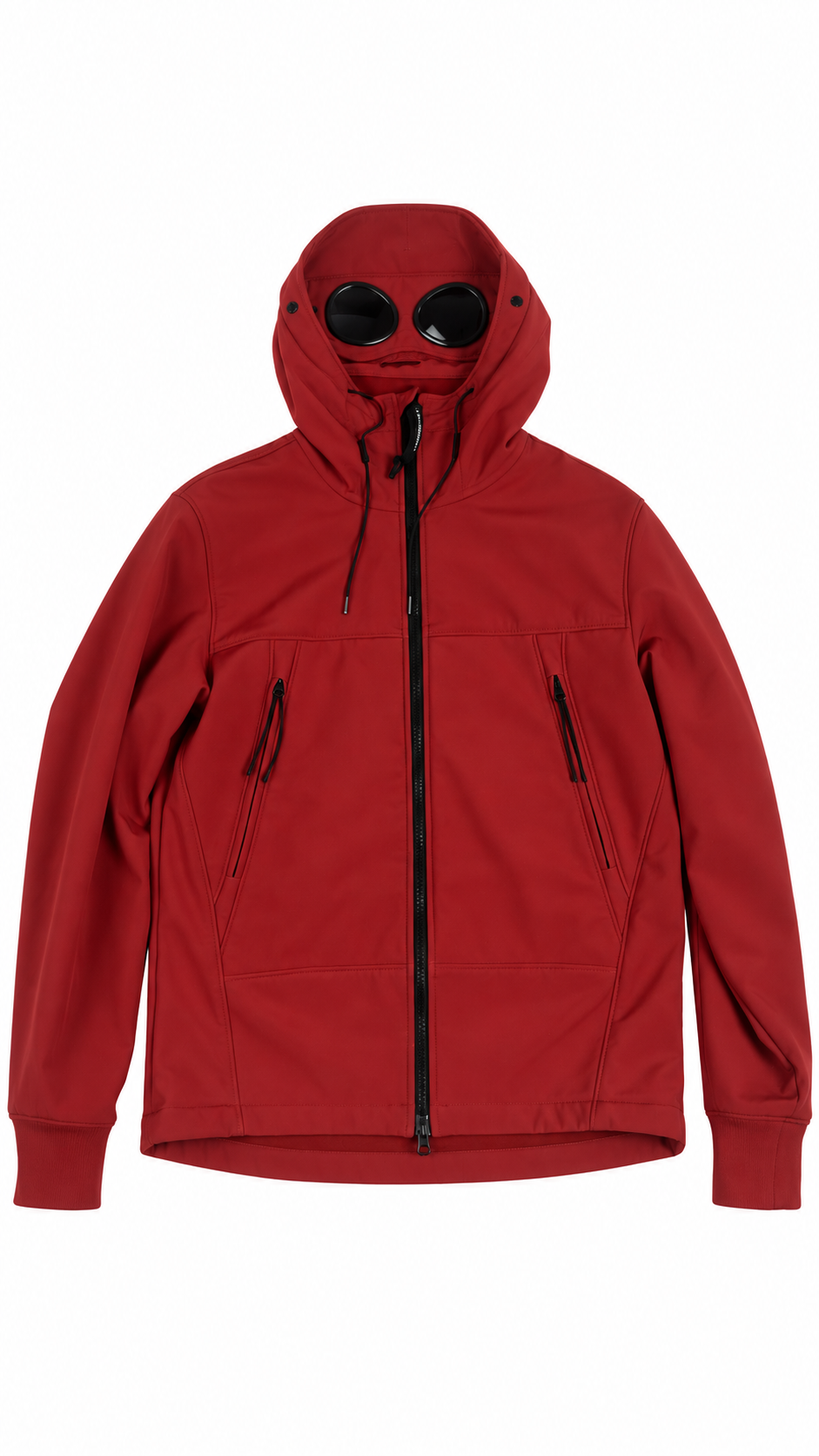 Veste C.P Company Shell-R Goggle Jacket, Rouge, Taille 44 — photographie principale