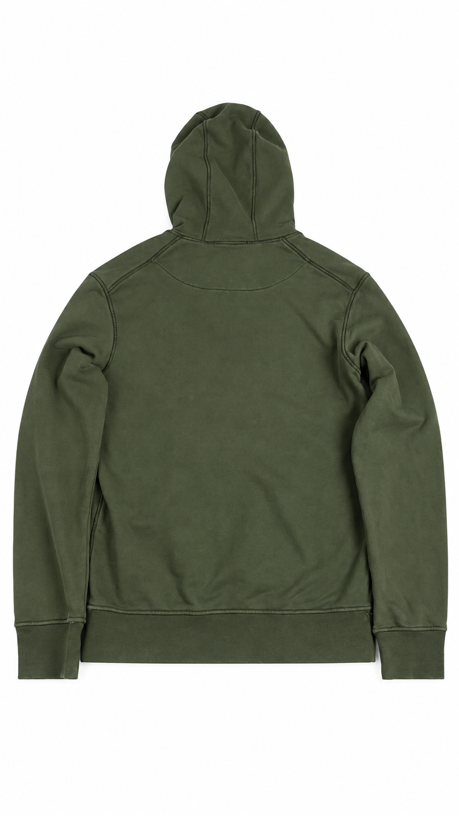 Sweat-shirt Hoodie Stone Island Cotton Fleece, Kaki, Taille S — autre vue du produit
