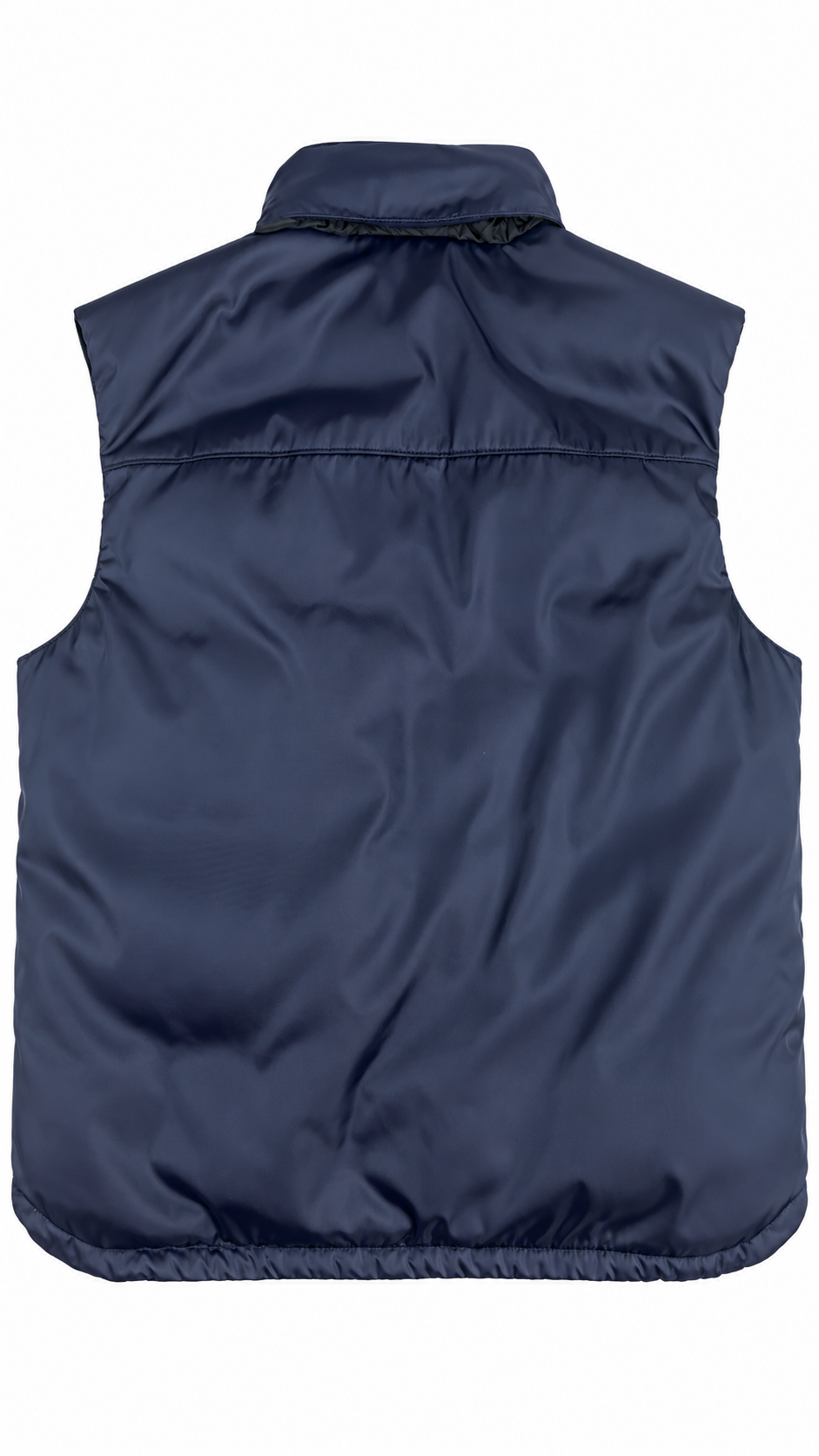 Gilet Doudoune Sans Manches Prada en Nylon, Marine, Taille 46 — autre vue du produit