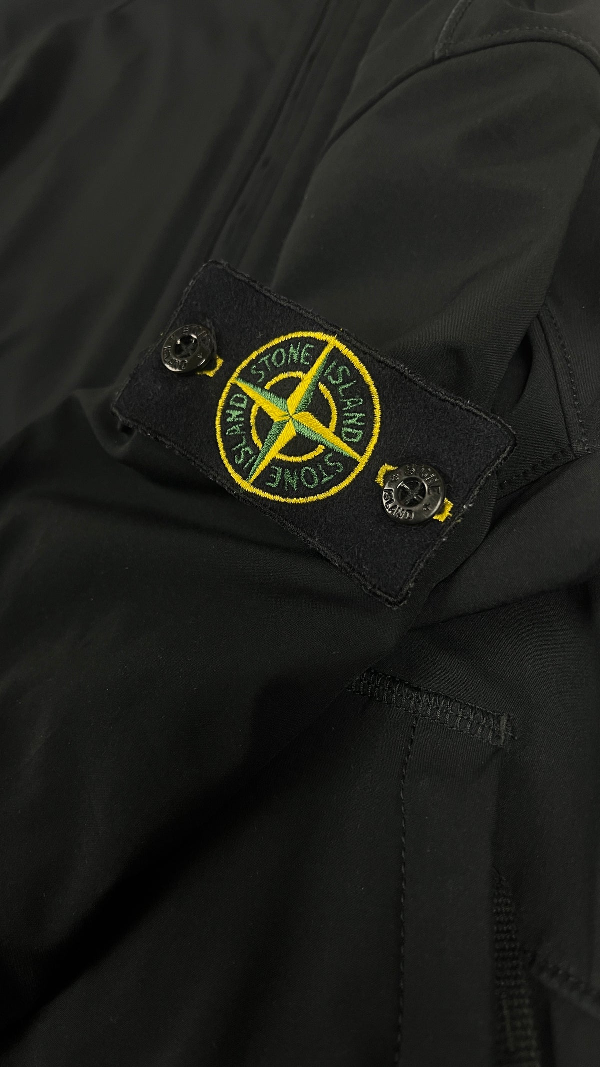 Veste à Capuche Stone Island Light Soft Shell-R, Noir, Taille XL — photographie complémentaire 3