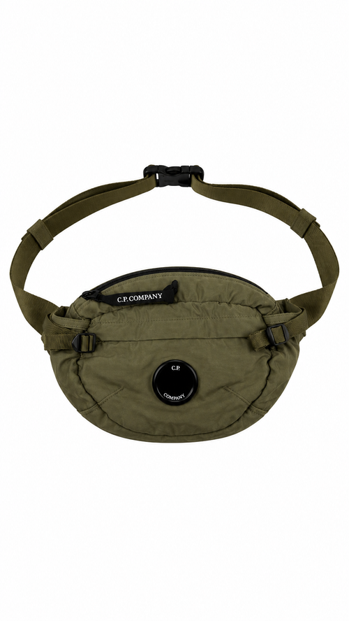 Sacoche Banane C.P Company Lens en Nylon - Kaki - Taille UNI