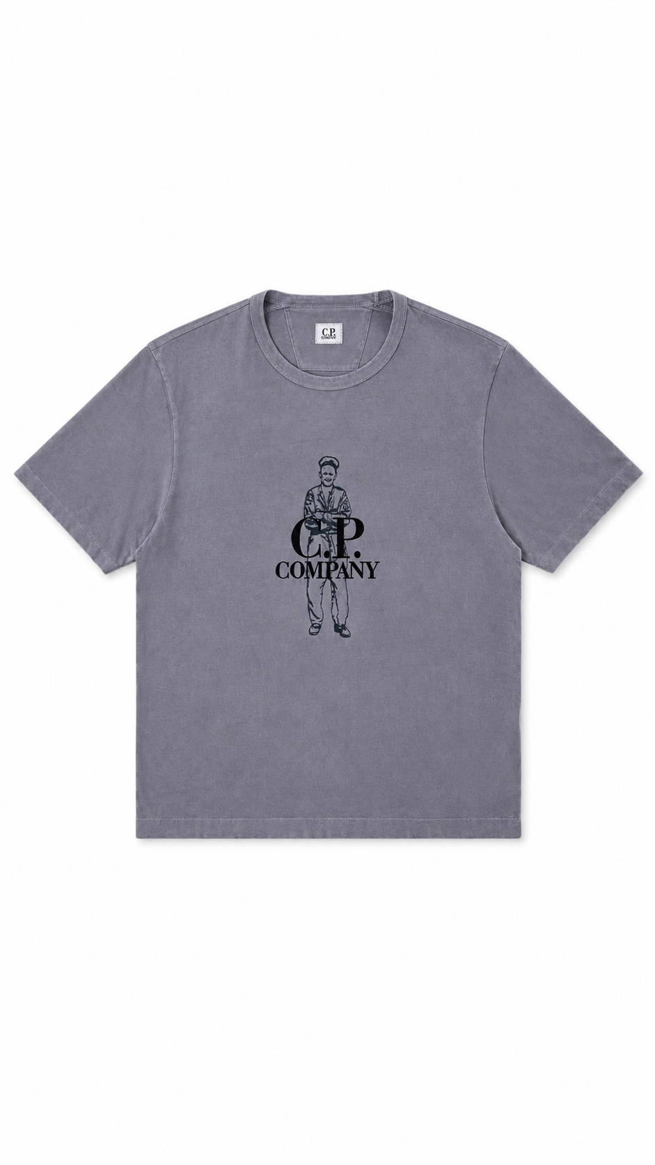 Tee-shirt C.P Company Mauve mauve taille M - vue 1