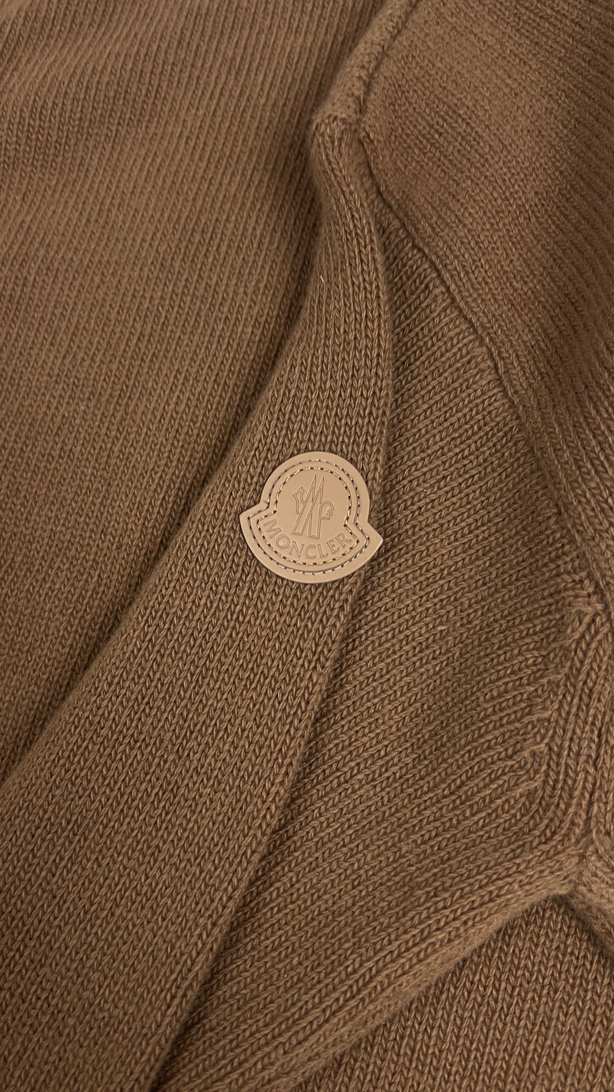 Pull Crewneck Moncler, Camel, Taille L, Neuf — photographie complémentaire 3