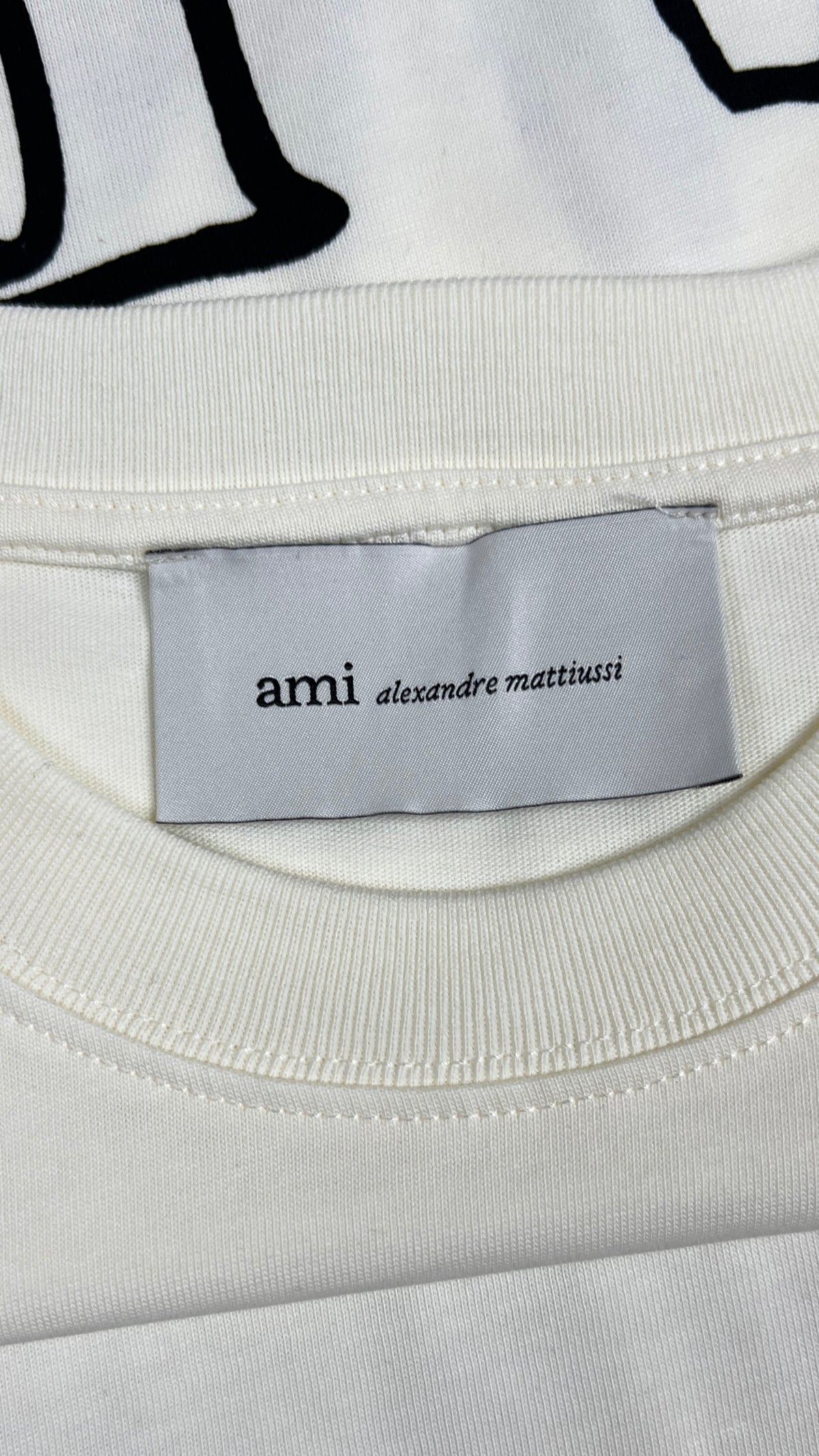 Ami Paris Print T-shirt - White - New