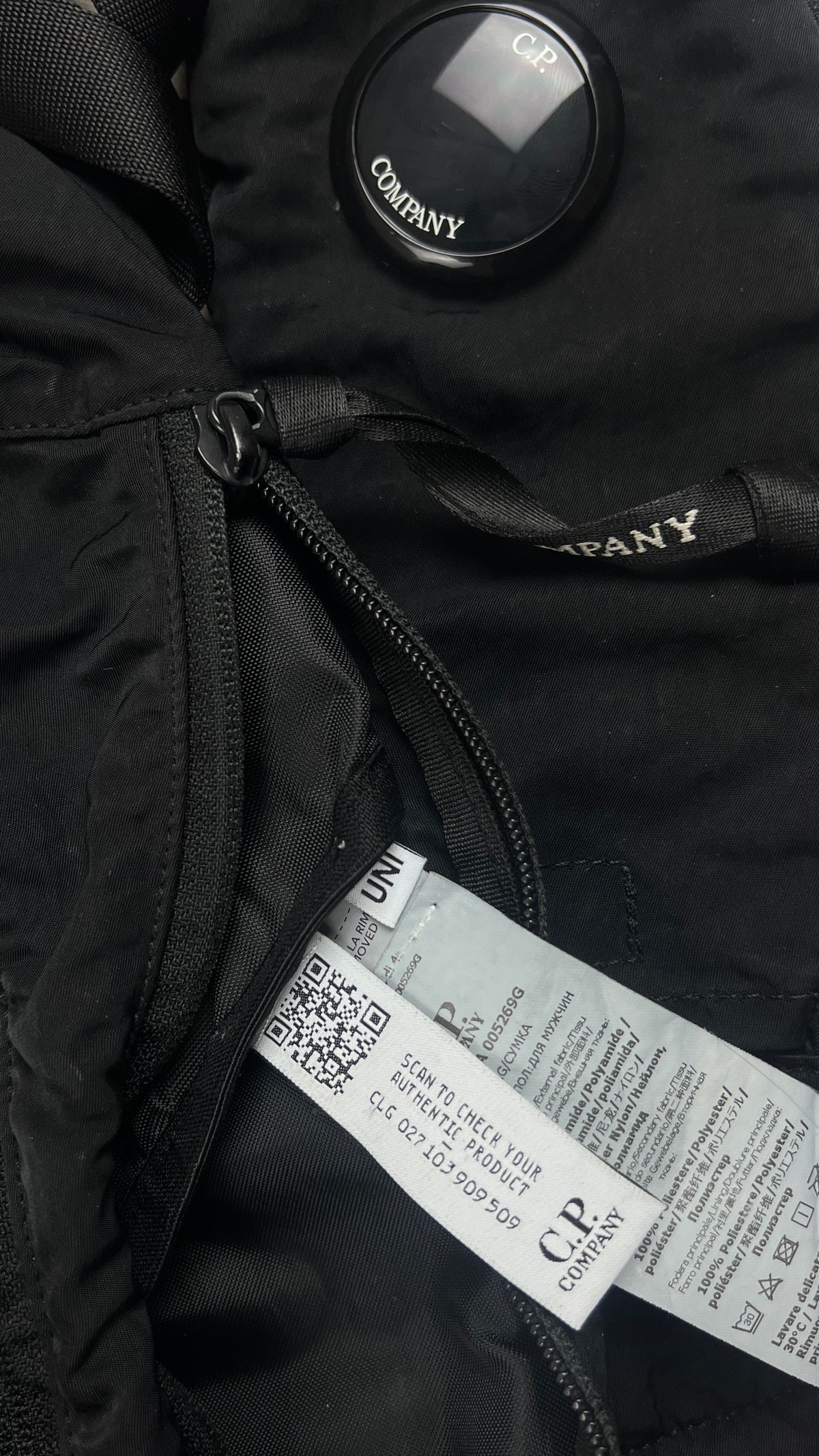 Sacoche Crossbody C.P Company Nylon B, Noir, Taille UNI — photographie complémentaire 4