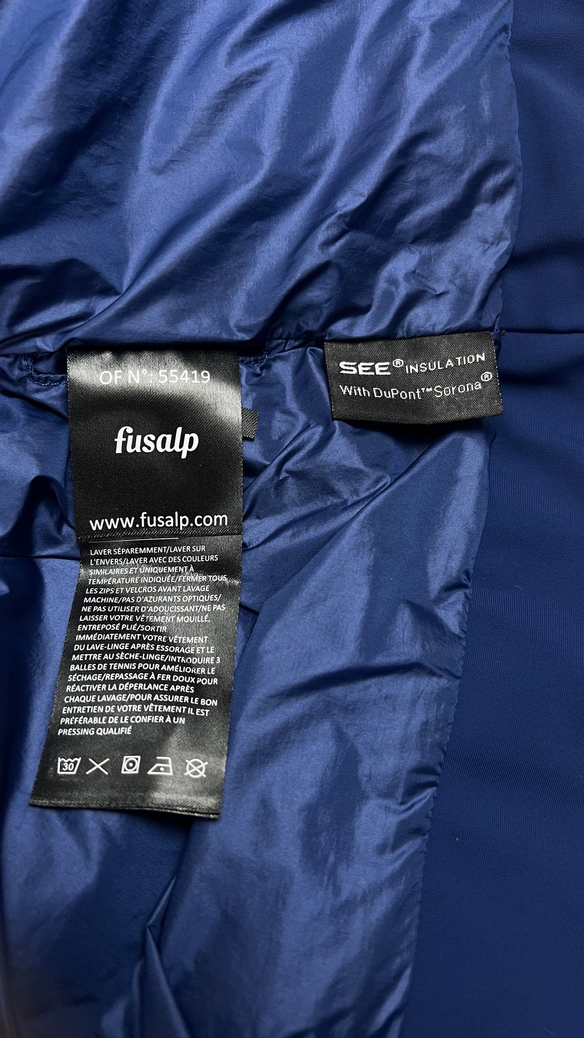 Fusalp down jacket, Blue, Size 48 — additional photo 5