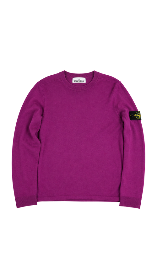 Pull Crewneck Stone Island en Coton - Violet - Taille M