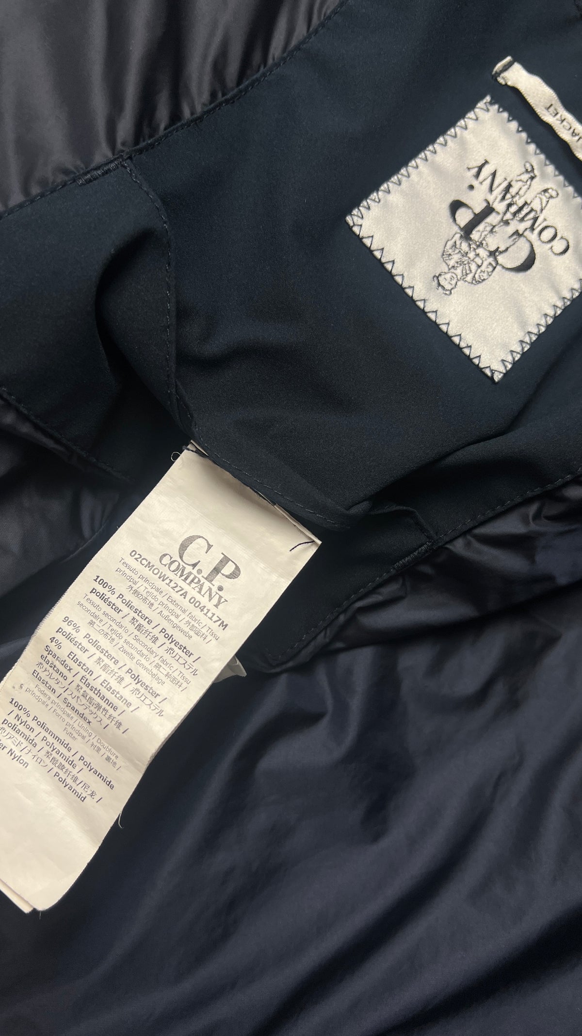 Veste C.P Company Pro-Tek Goggle Jacket, Marine, Taille 52 — photographie complémentaire 5
