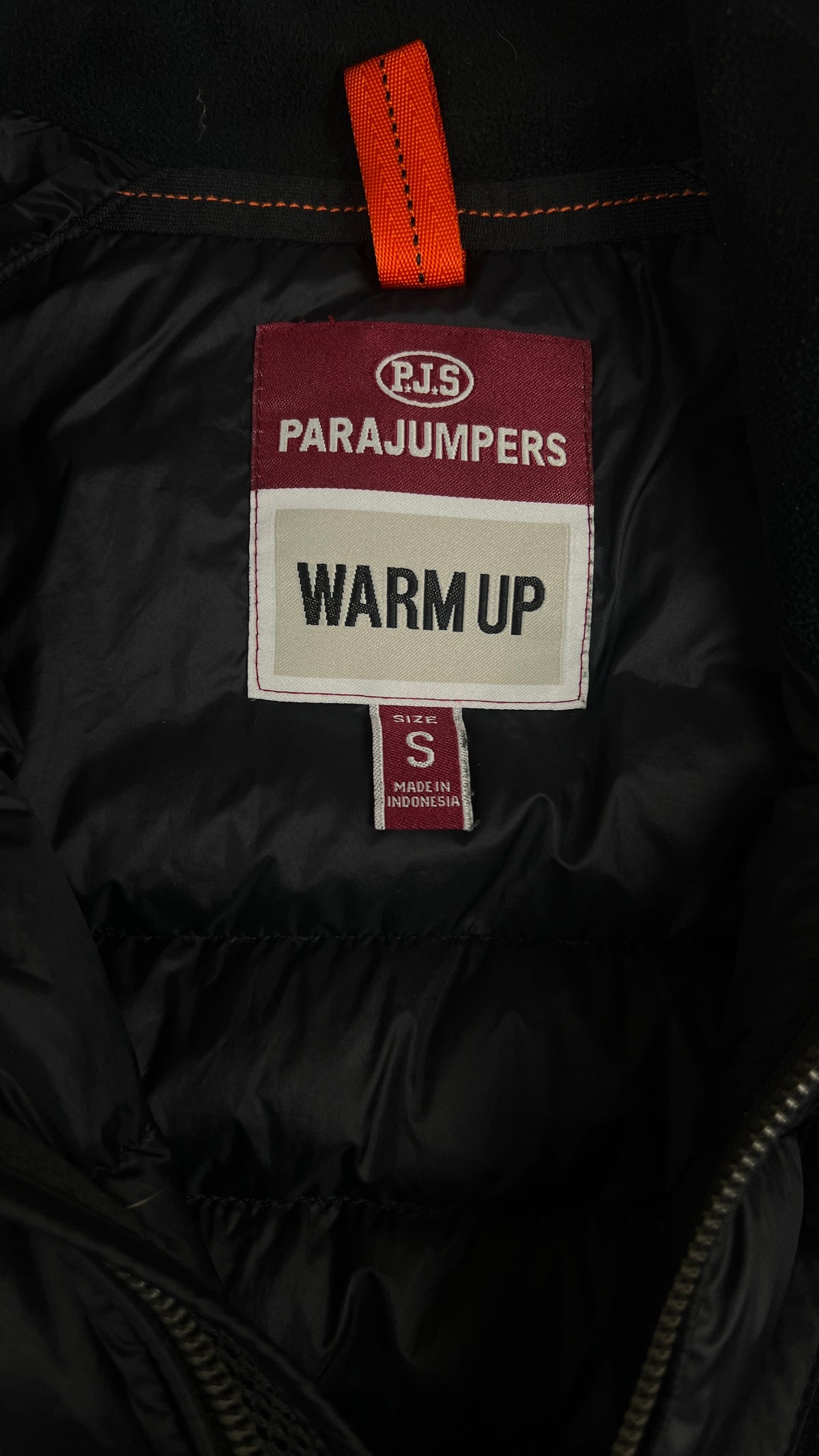 Gilet Doudoune Parajumpers Warm Up, Noir, Taille S — photographie complémentaire 4