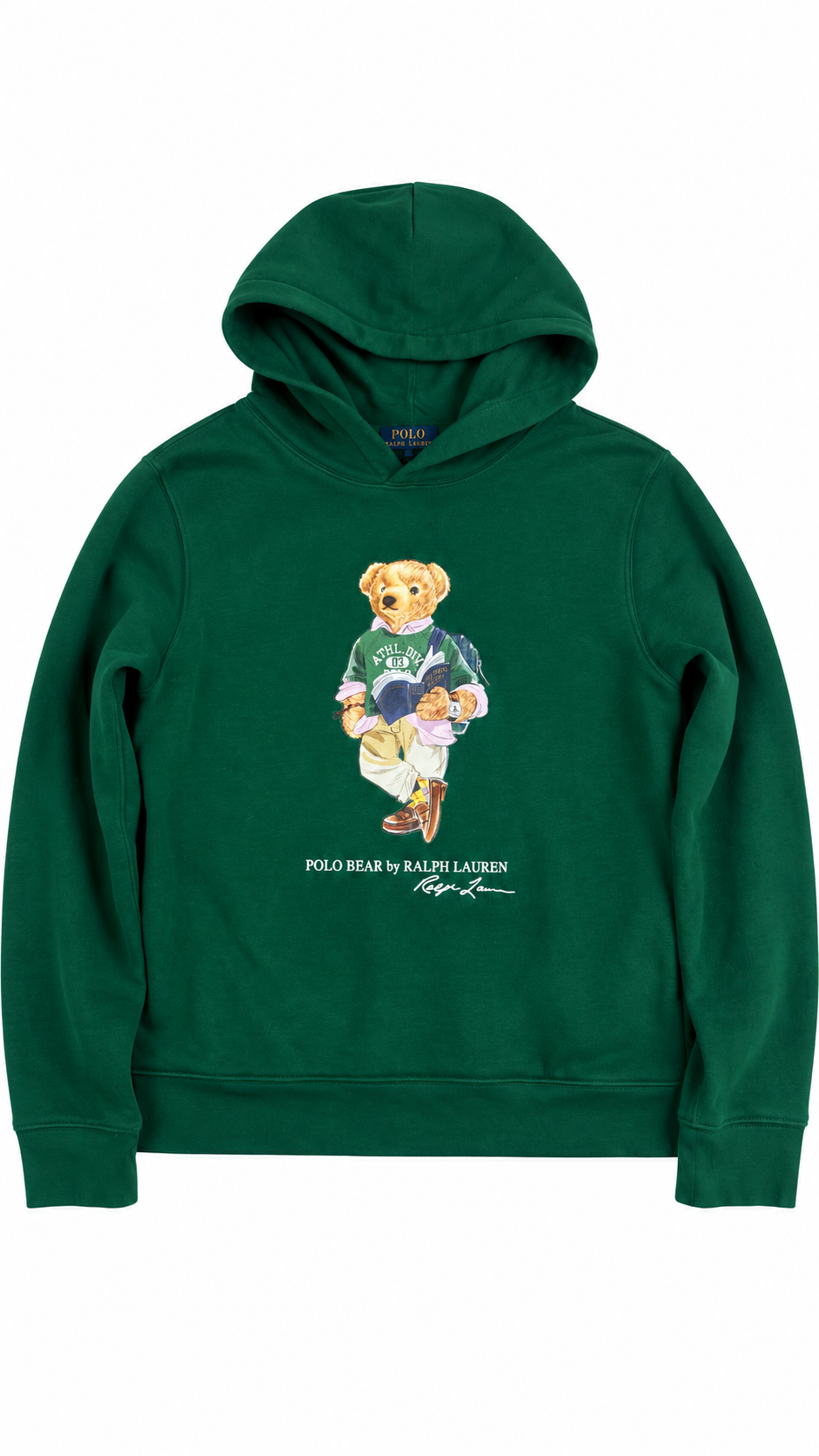 Hoodie Ralph Lauren Polo Bear Junior, Grün, Größe S — Hauptfoto