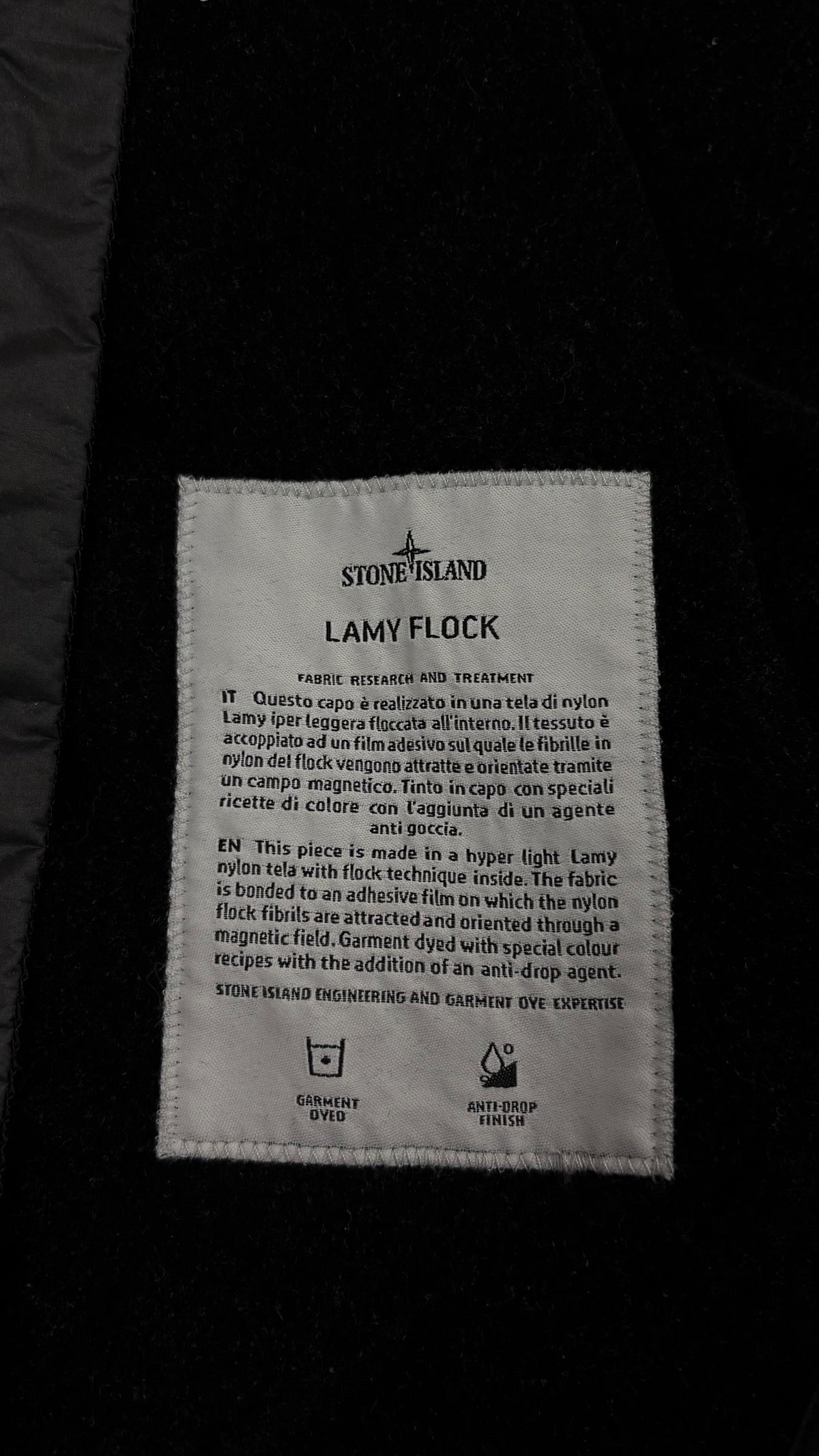 Veste Stone Island Lamy Flock gris taille S - vue 5/5