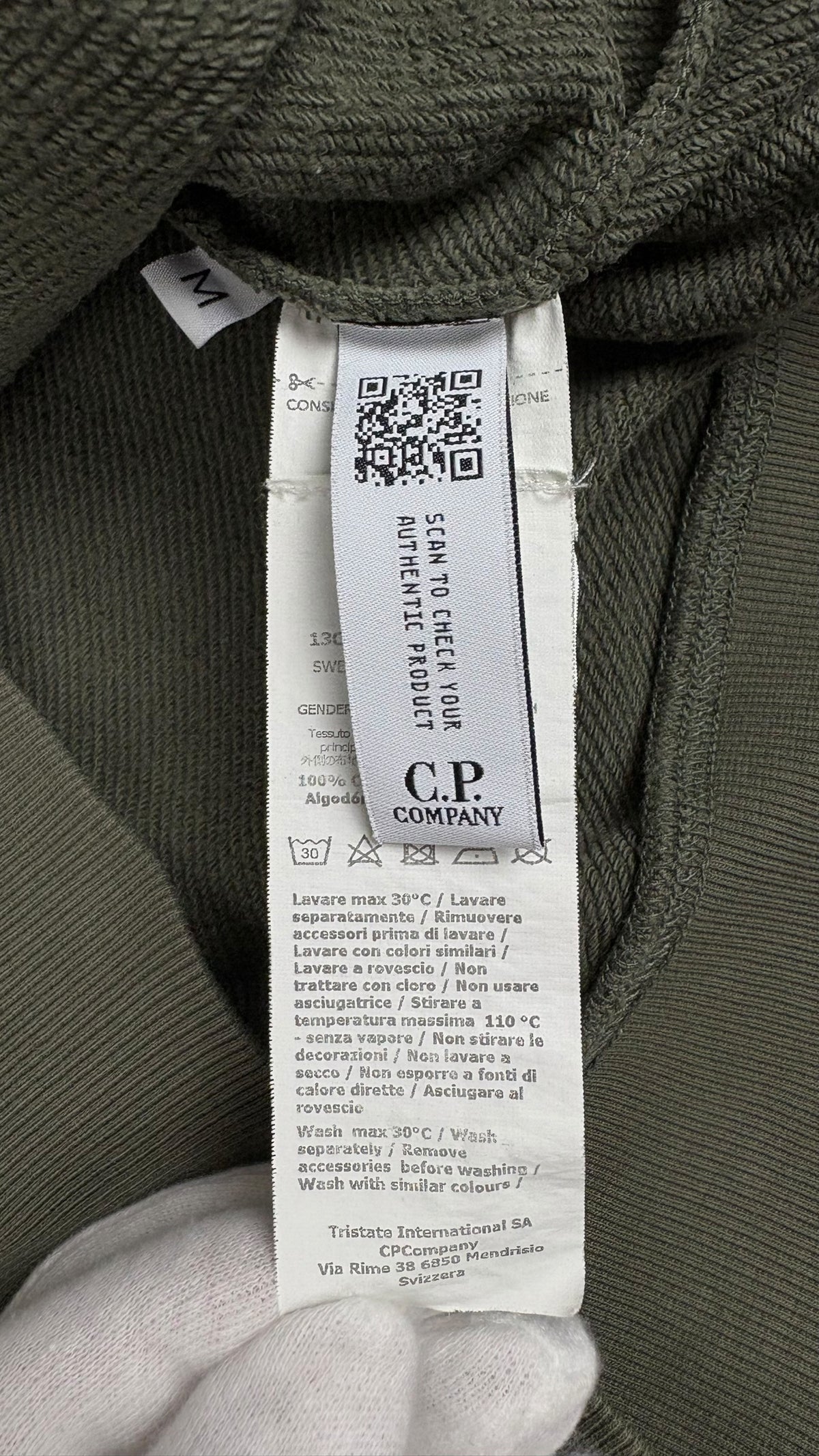 C.P Company Crewneck Sweatshirt - Khaki - Size M