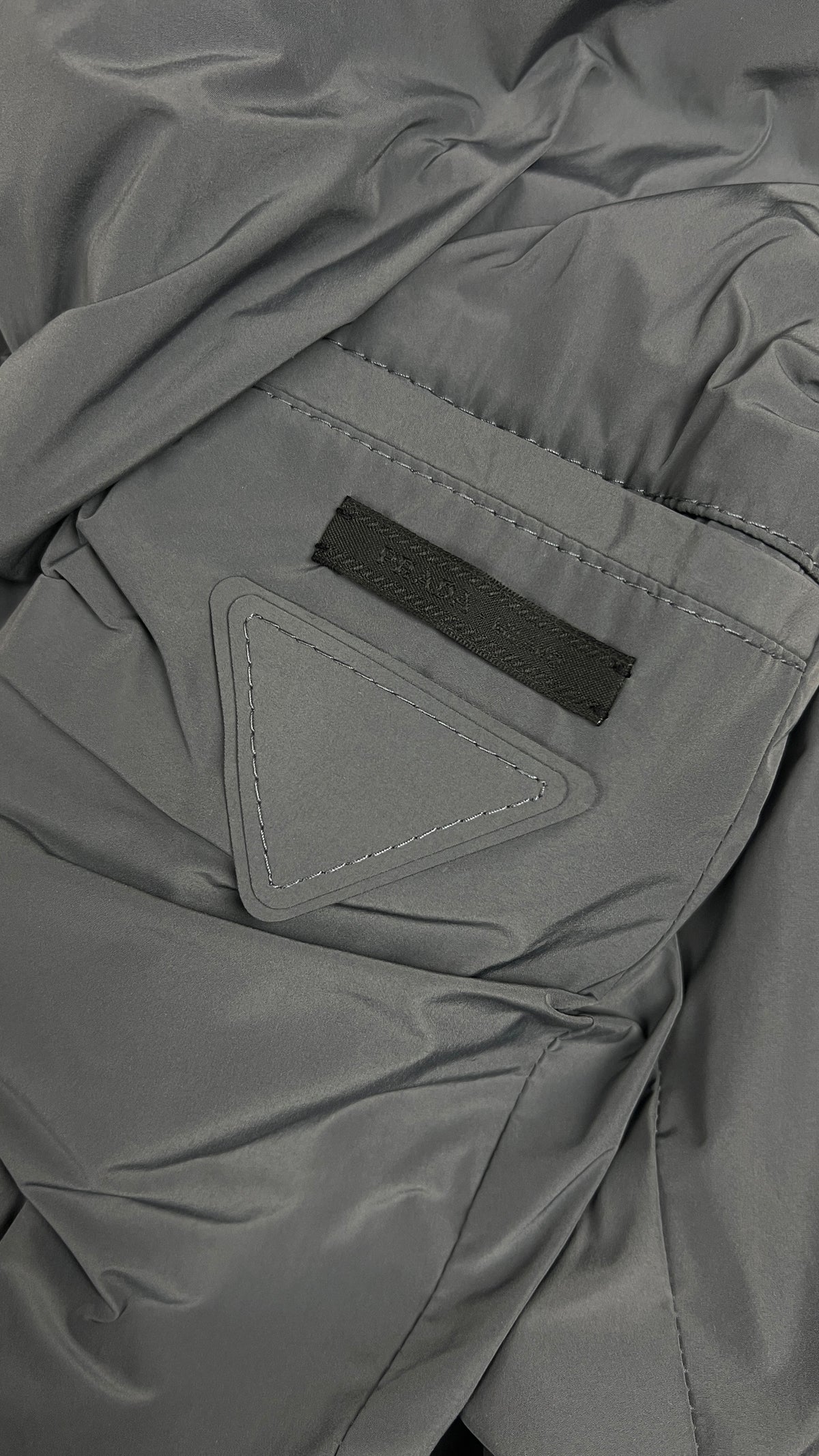 Prada nylon jogging trousers, Grey, Size 48 — additional photo 3