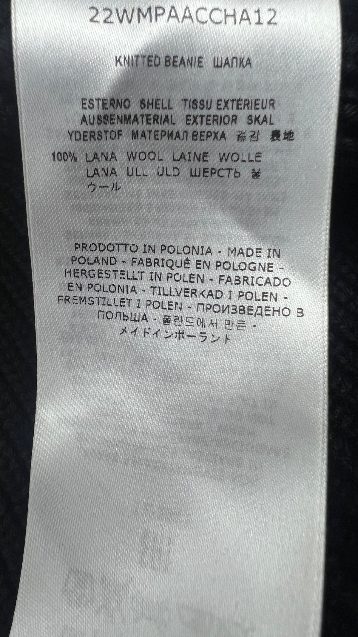 Bonnet Parajumpers en Laine, Noir, Taille UNI — photographie complémentaire 4