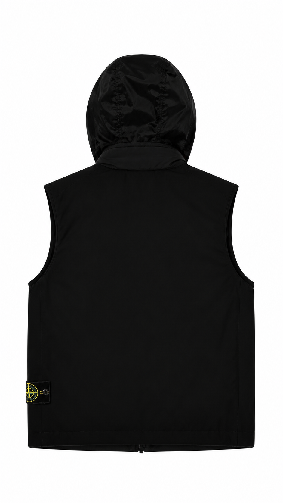 Gilet à Capuche Stone Island Soft Shell-R PrimaLoft Noir Taille S – vue de dos – NB08 Shop