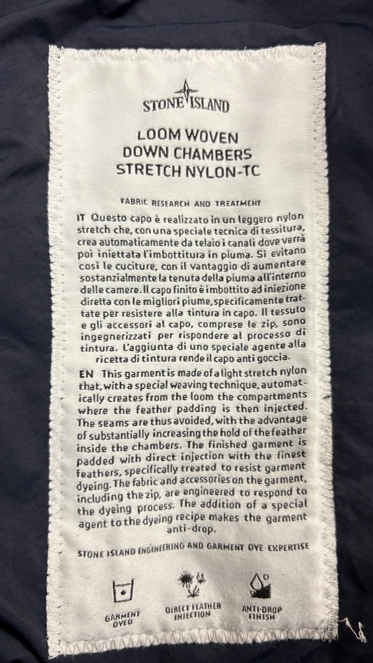 Doudoune Stone Island Loom Woven marine taille M - vue 4/5