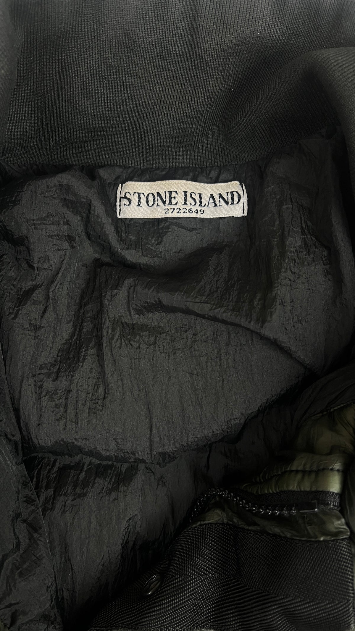 Doudoune Stone Island Garment Dyed Down 26 GR X SQM N, Kaki, Taille L — photographie complémentaire 4