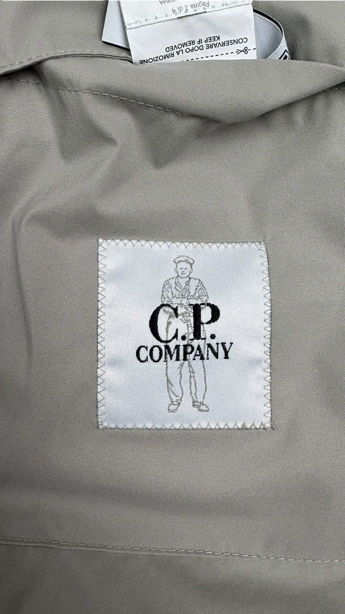 Veste C.P Company Pro-Tek grise - zip double sens