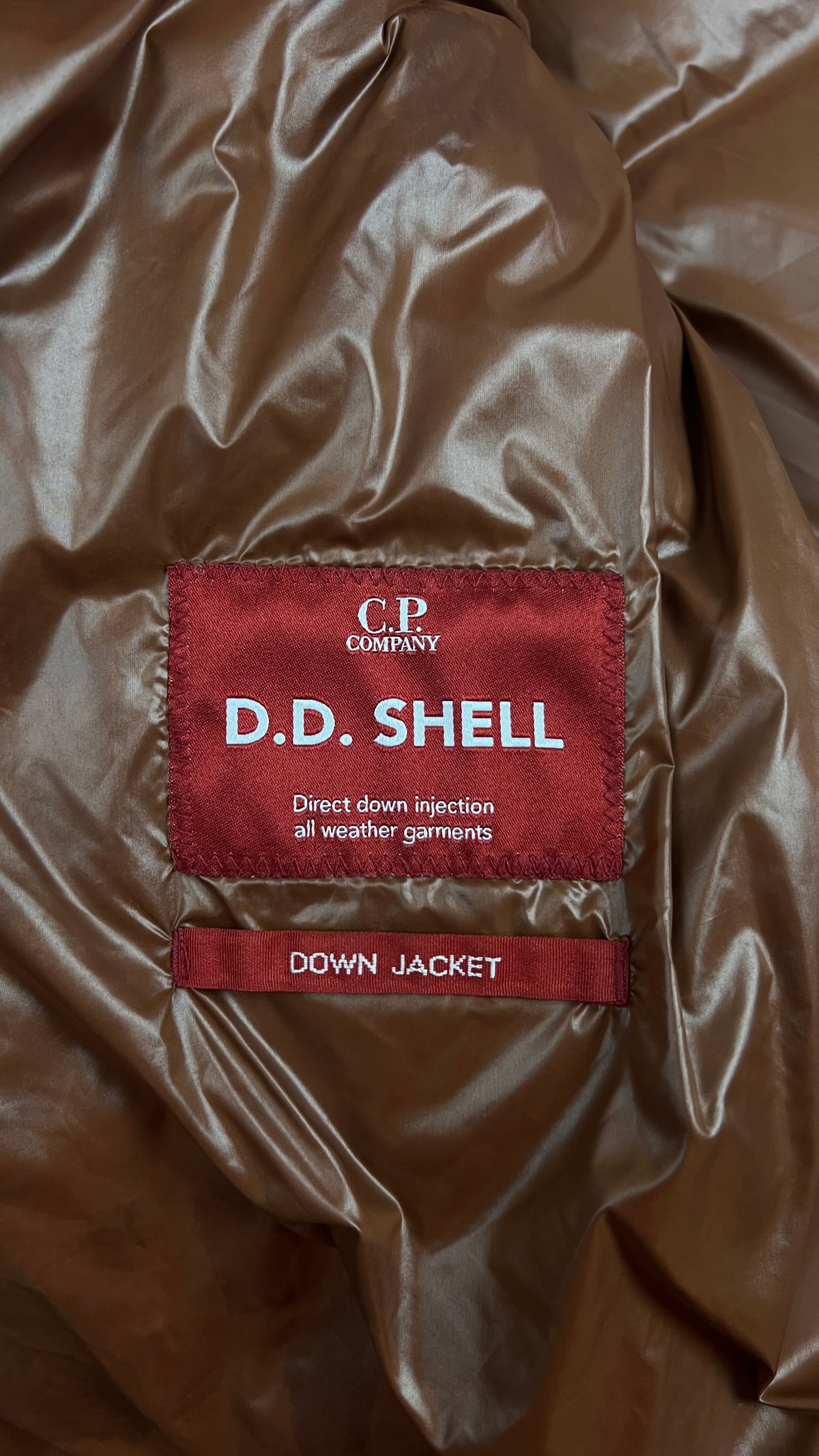 Daunenjacke mit Kapuze C.P Company D.D. Shell, Bordeaux, Größe 44 — zusätzliches Foto 5
