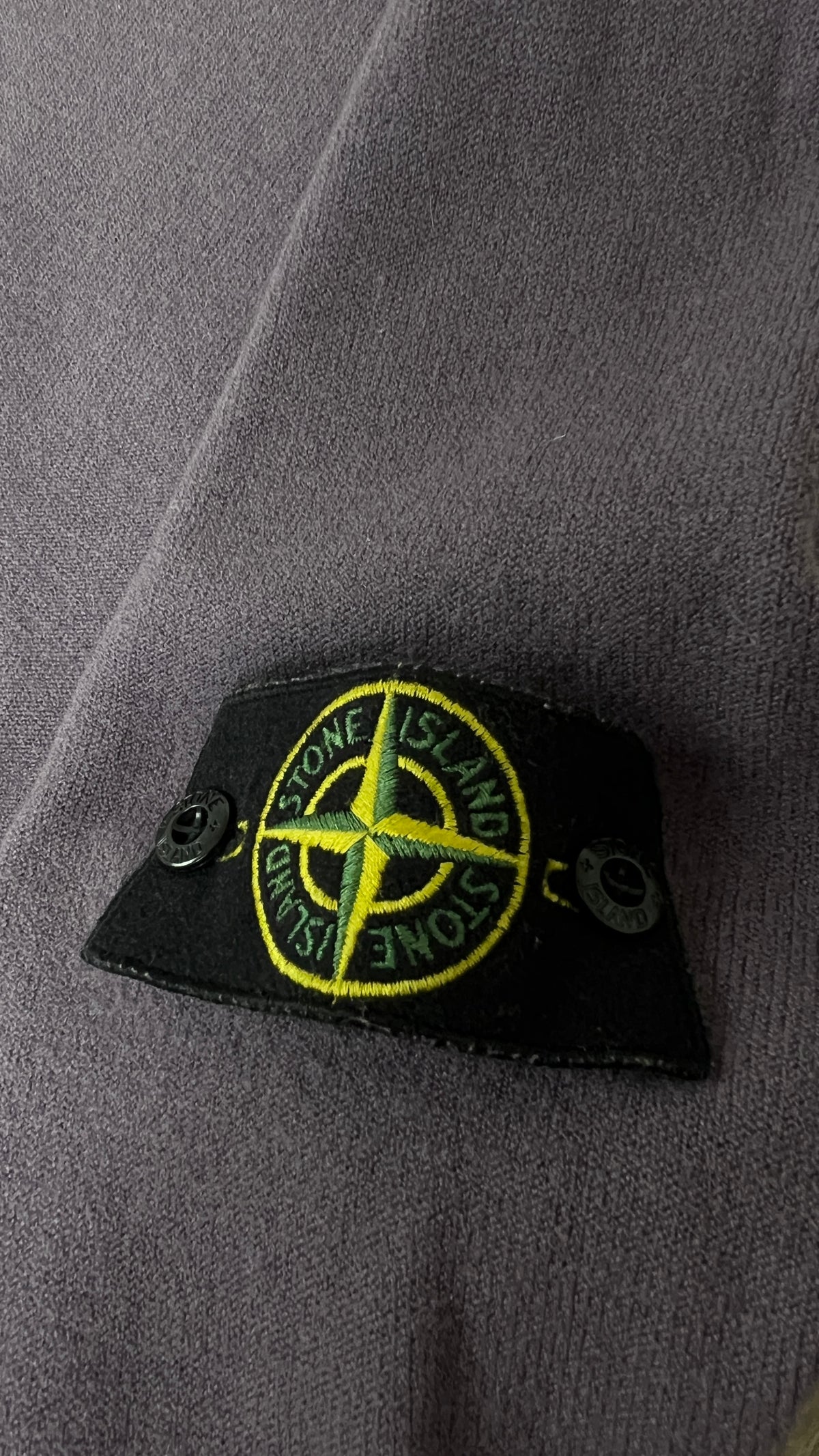 Pull Crewneck Stone Island en Laine, Violet, Taille L — photographie complémentaire 3